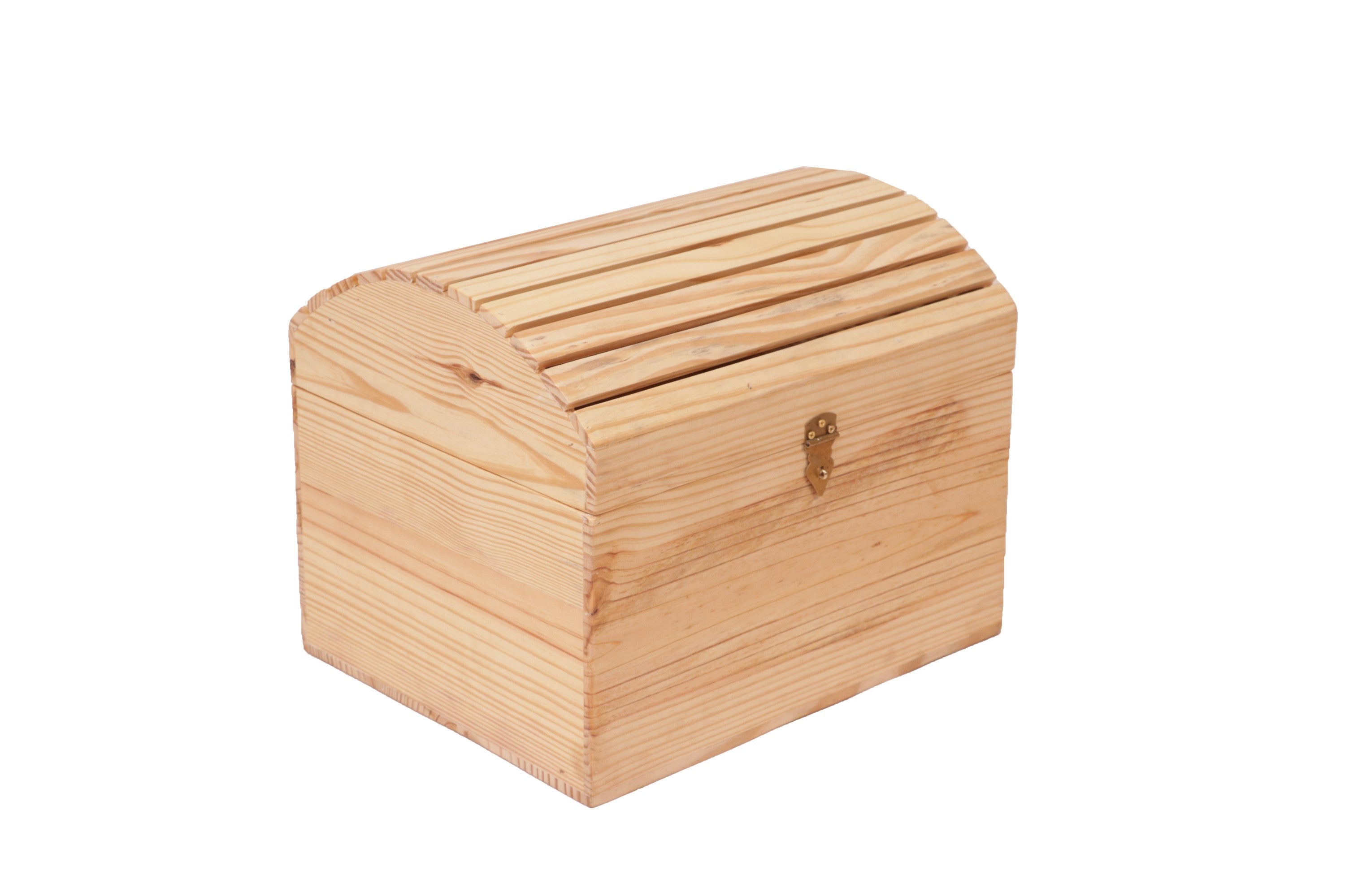 Pine wood Treasure Chest Box Wooden Box
