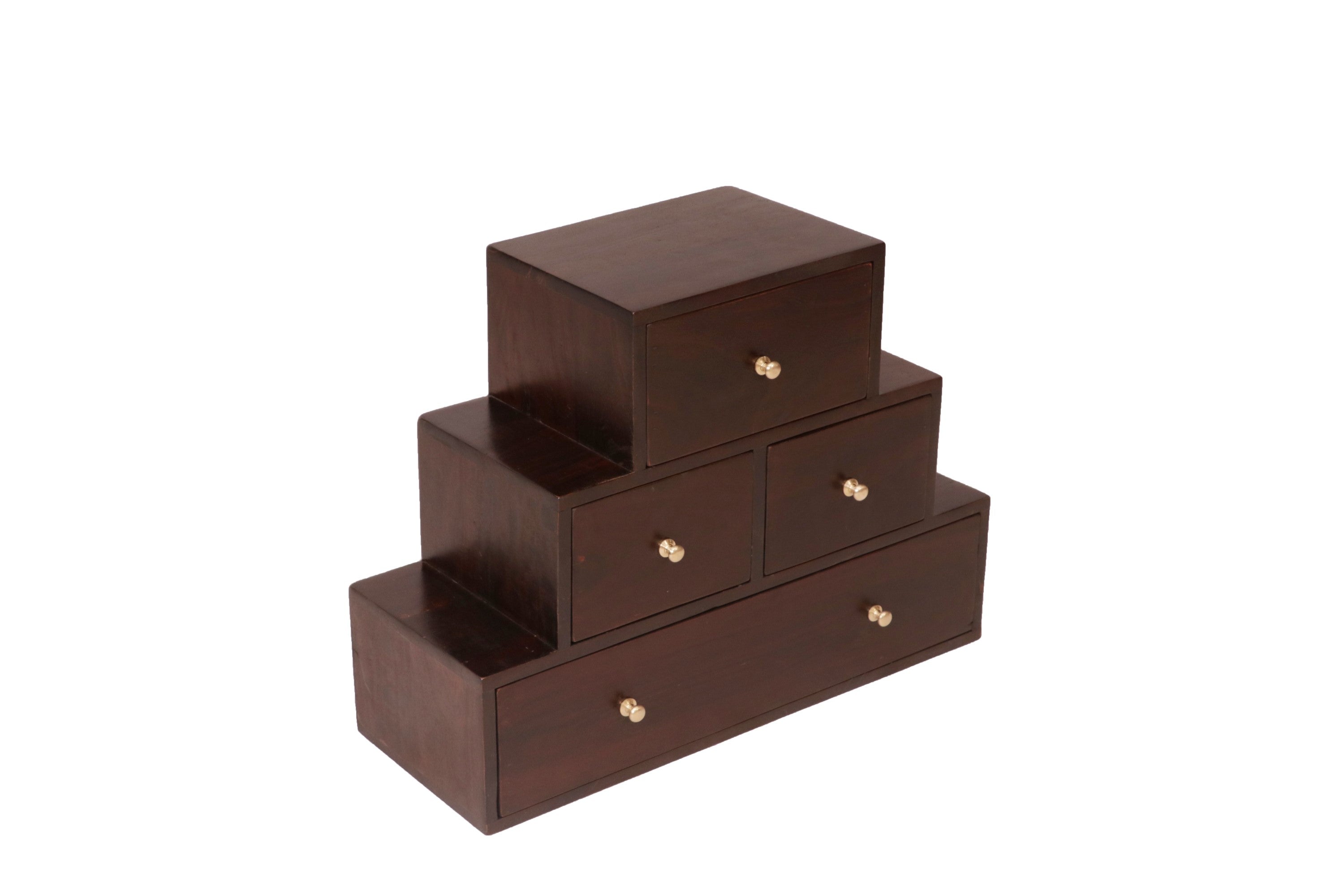 Wooden Tower Drawer Chest Drawer's Chest