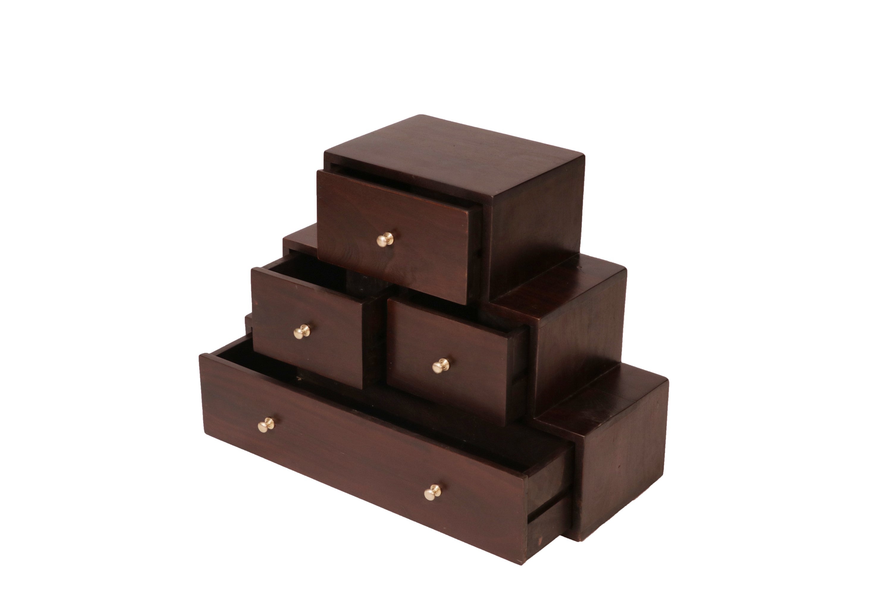Wooden Tower Drawer Chest Drawer's Chest