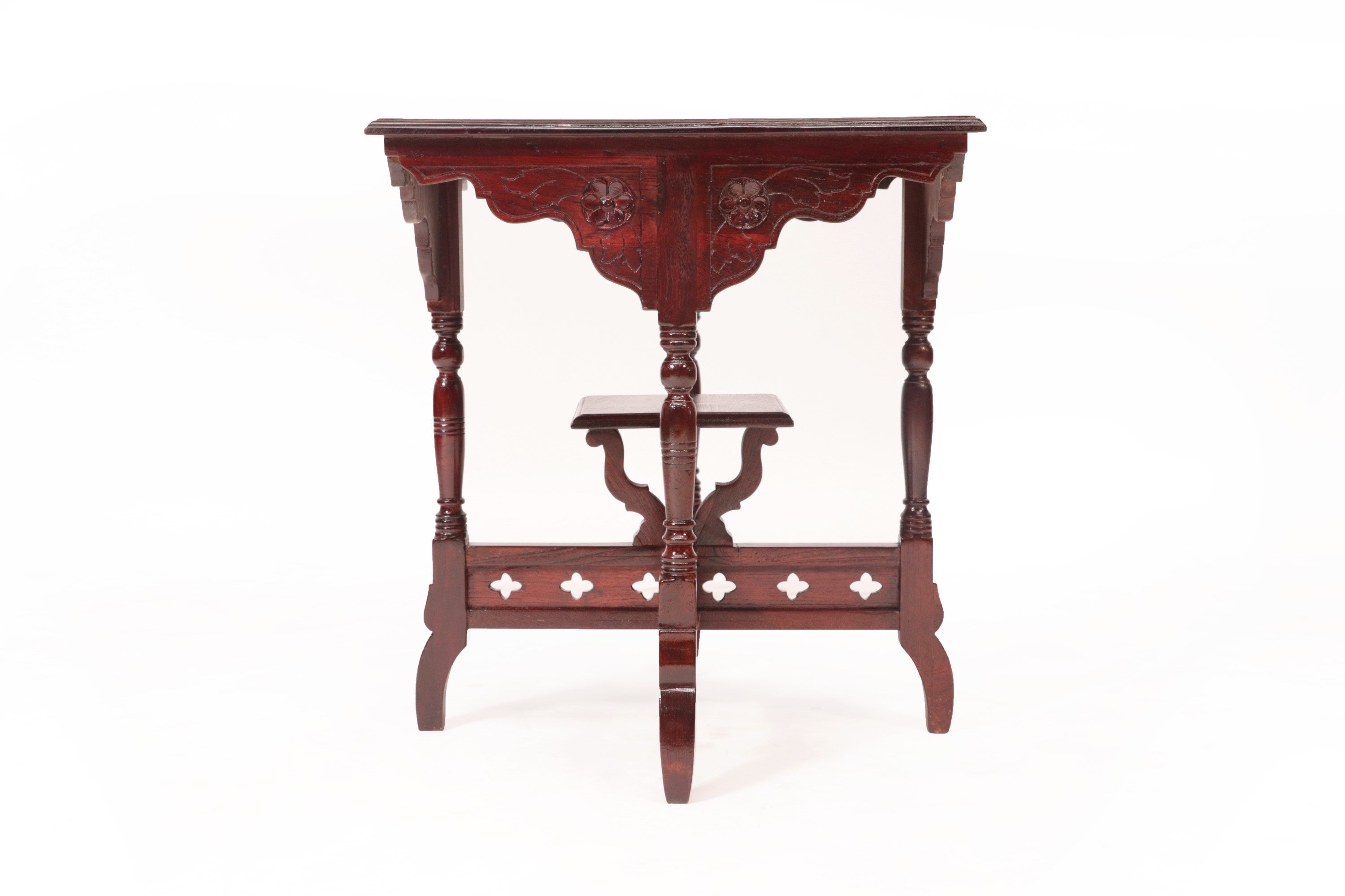 Teak Inquisitive concept Traditional Table End Table