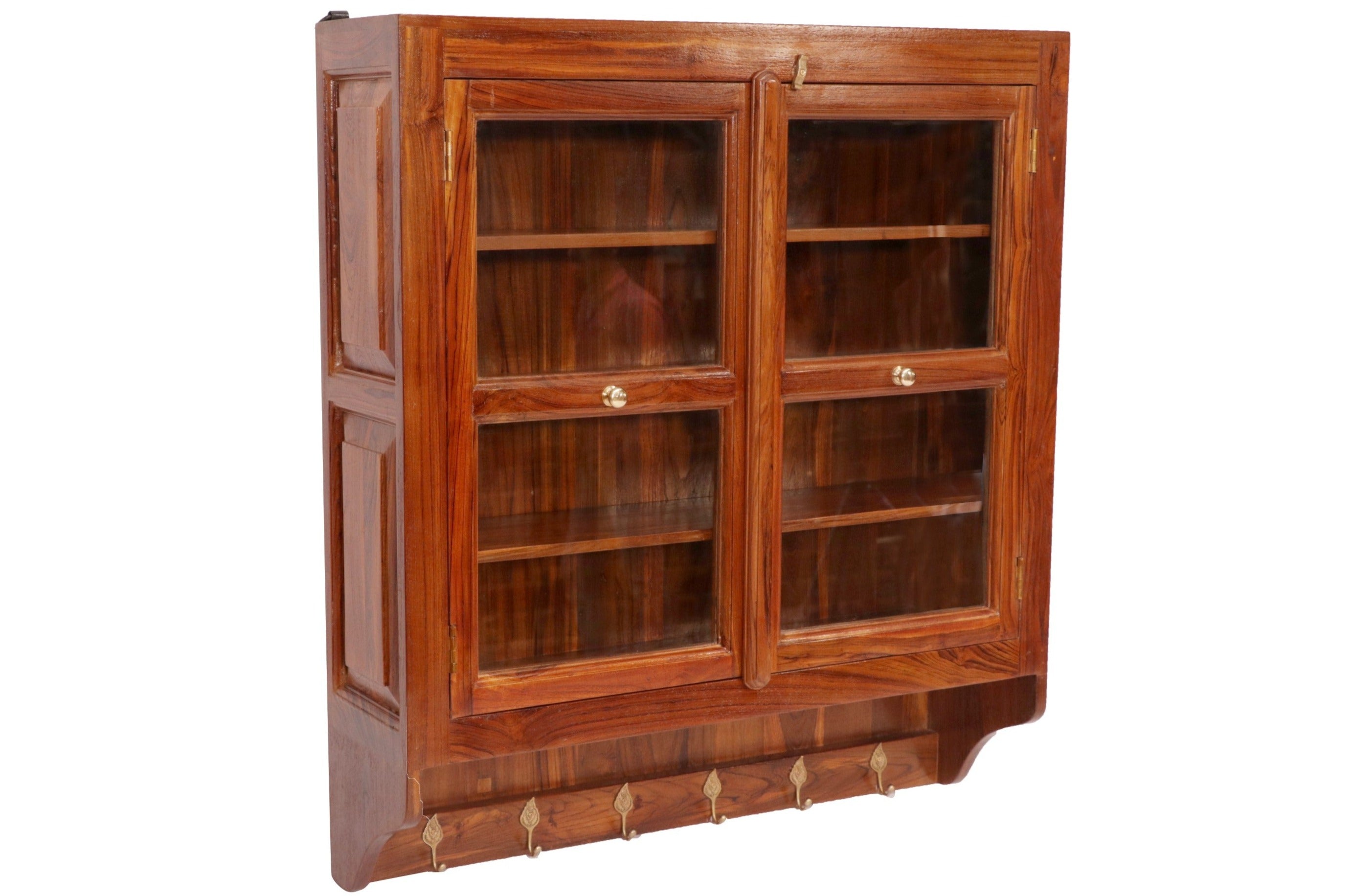 Wide Teak Kitchen Cabinet Wall Cabinet