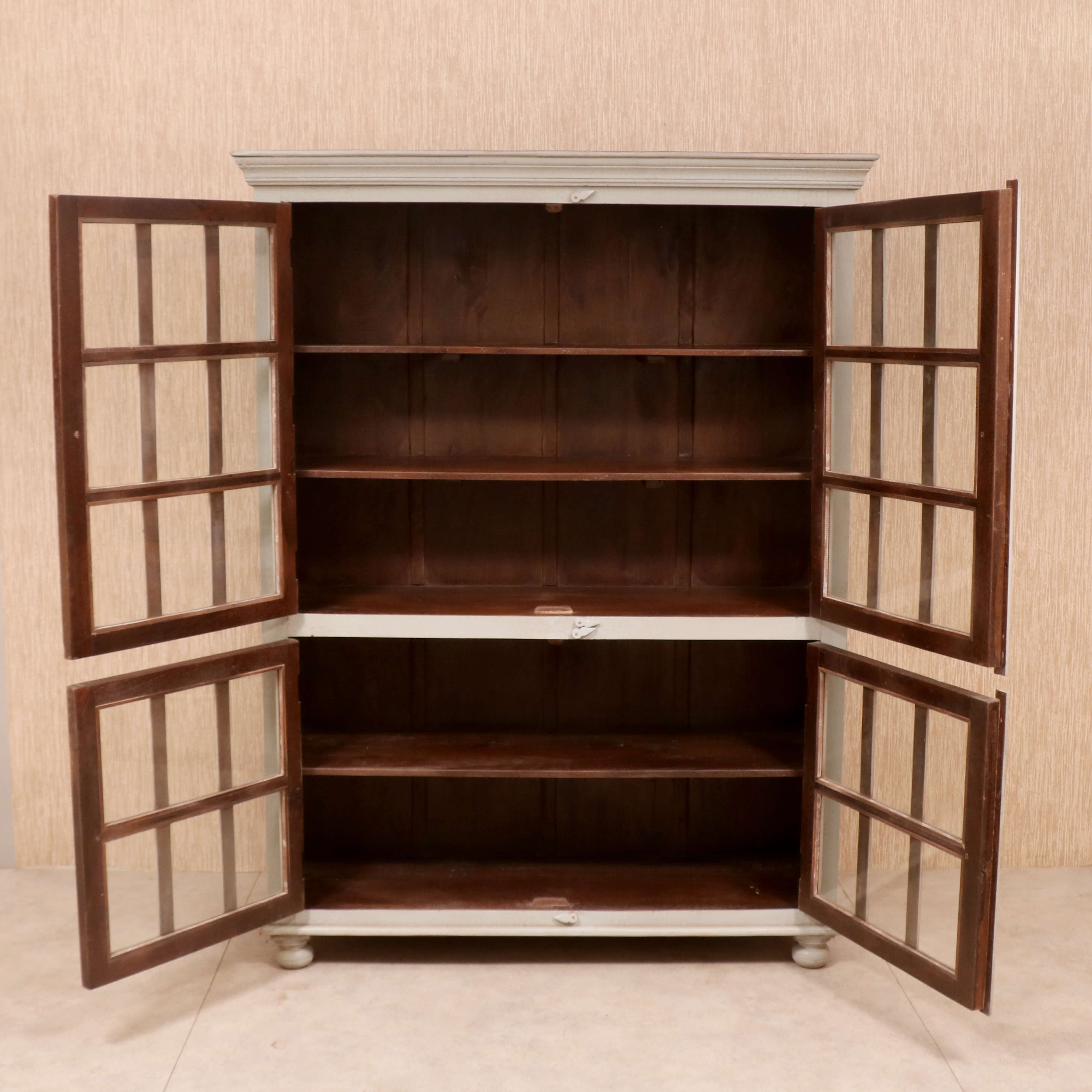 Solid wood Wide Bookshelf Showcase
