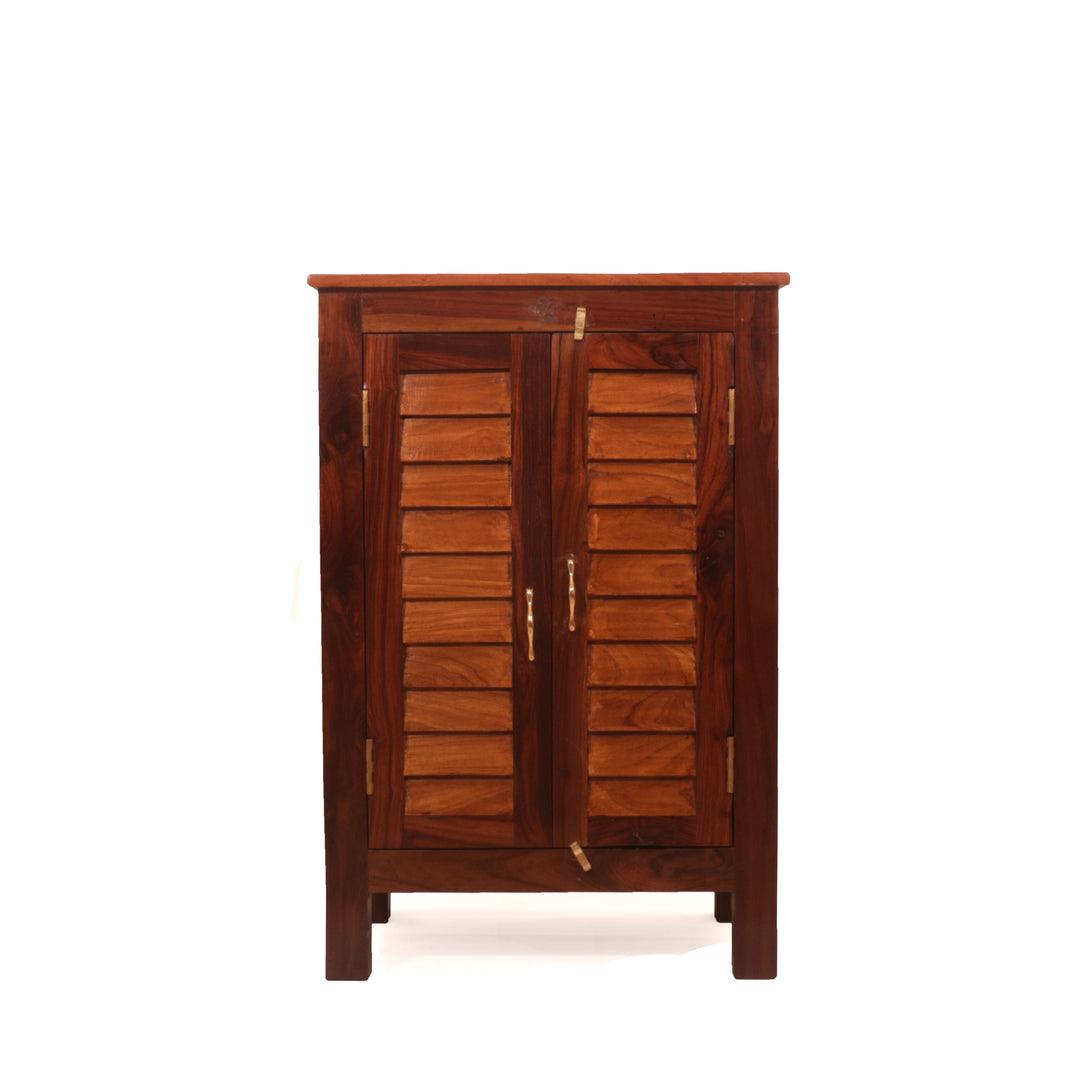 Shuttered Two Door Cabinet Bedside