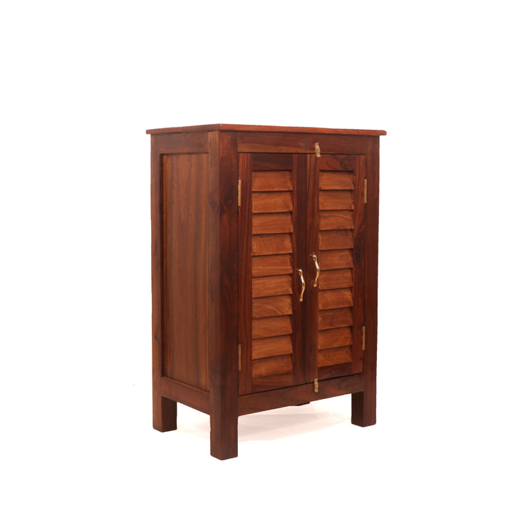 Shuttered Two Door Cabinet Bedside