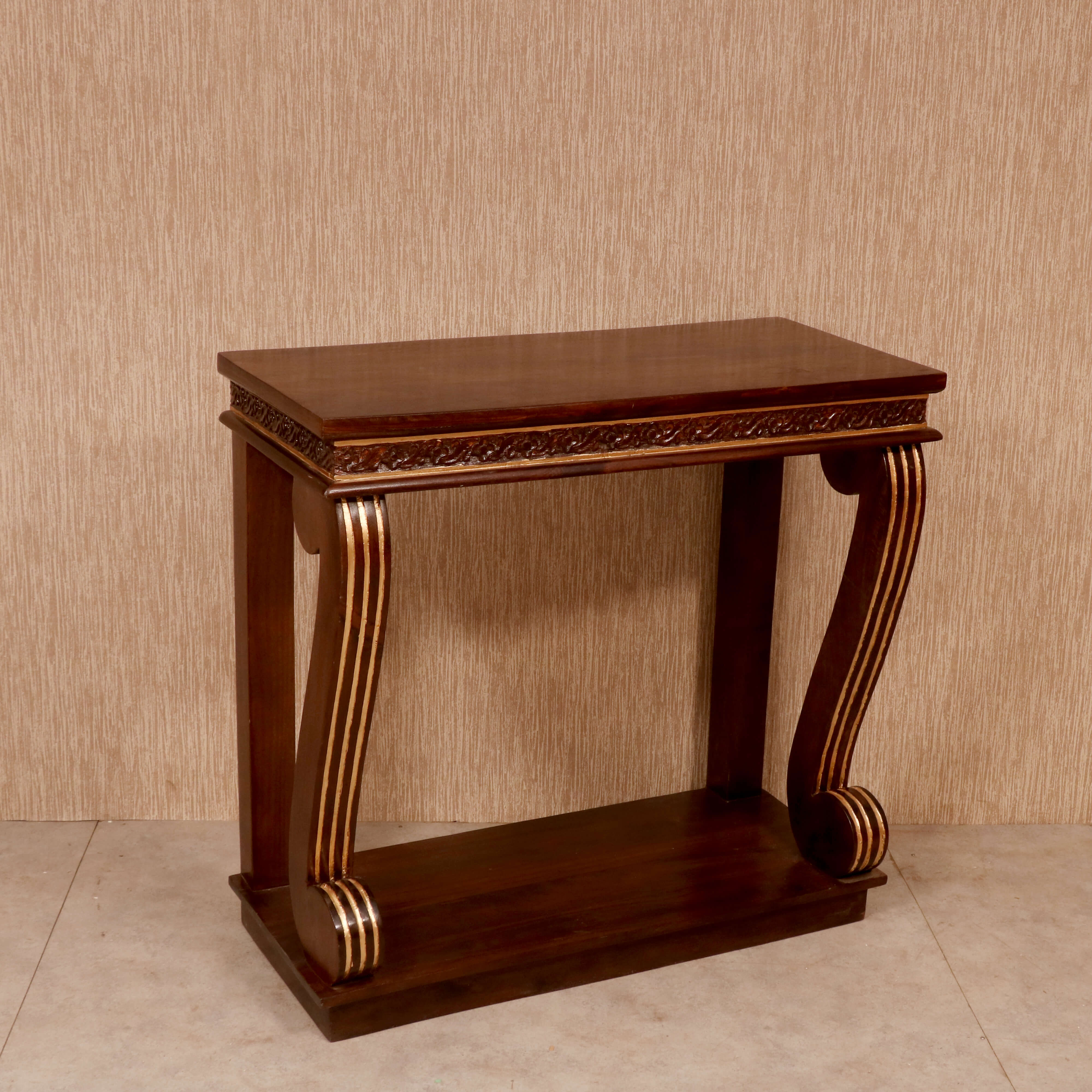 Curved Wooden Console Table Console Table