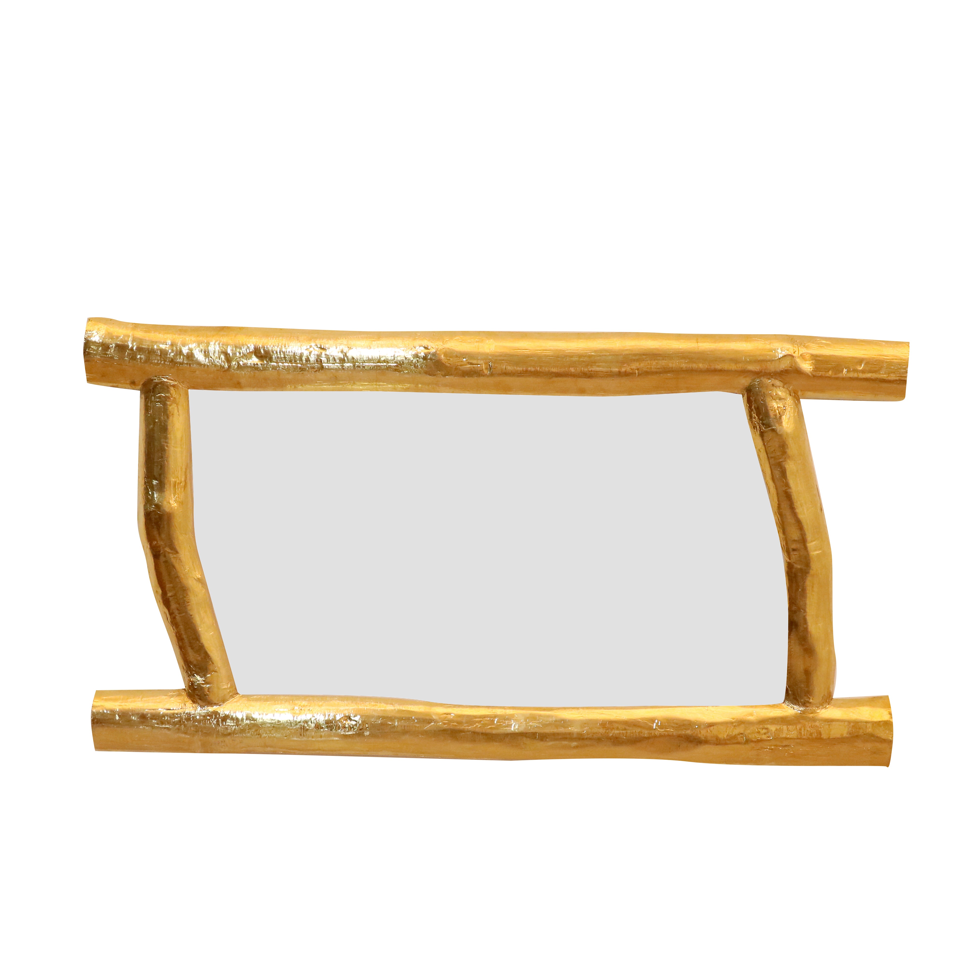 Solid Wood Rustic Mirror Frame Mirror