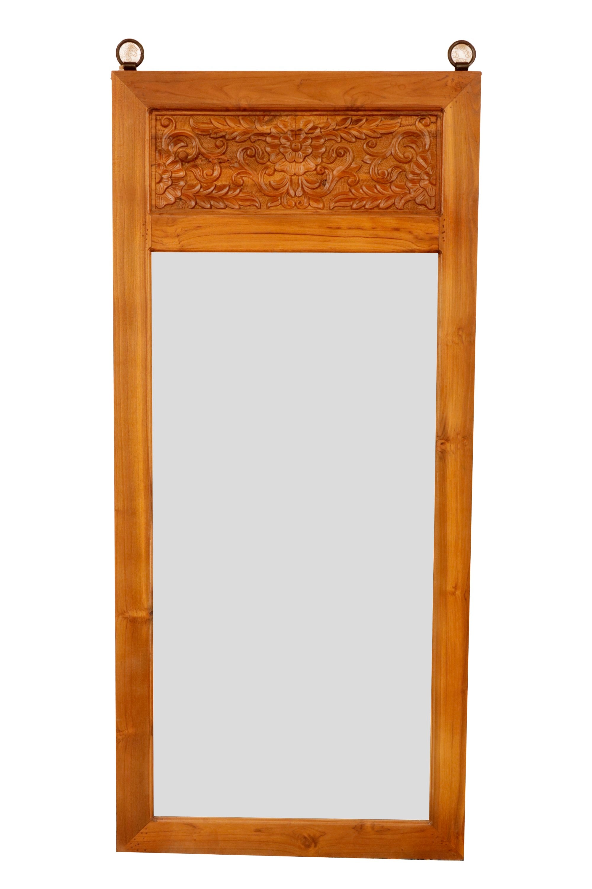 Solid Teak Royal Carved Mirror Mirror