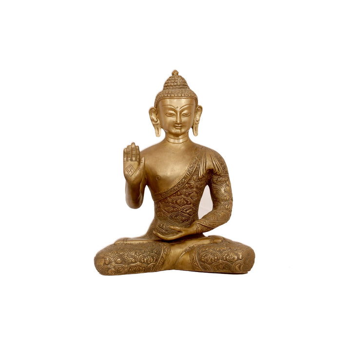 Antique Full-Body Buddha Statue Traditional Décor