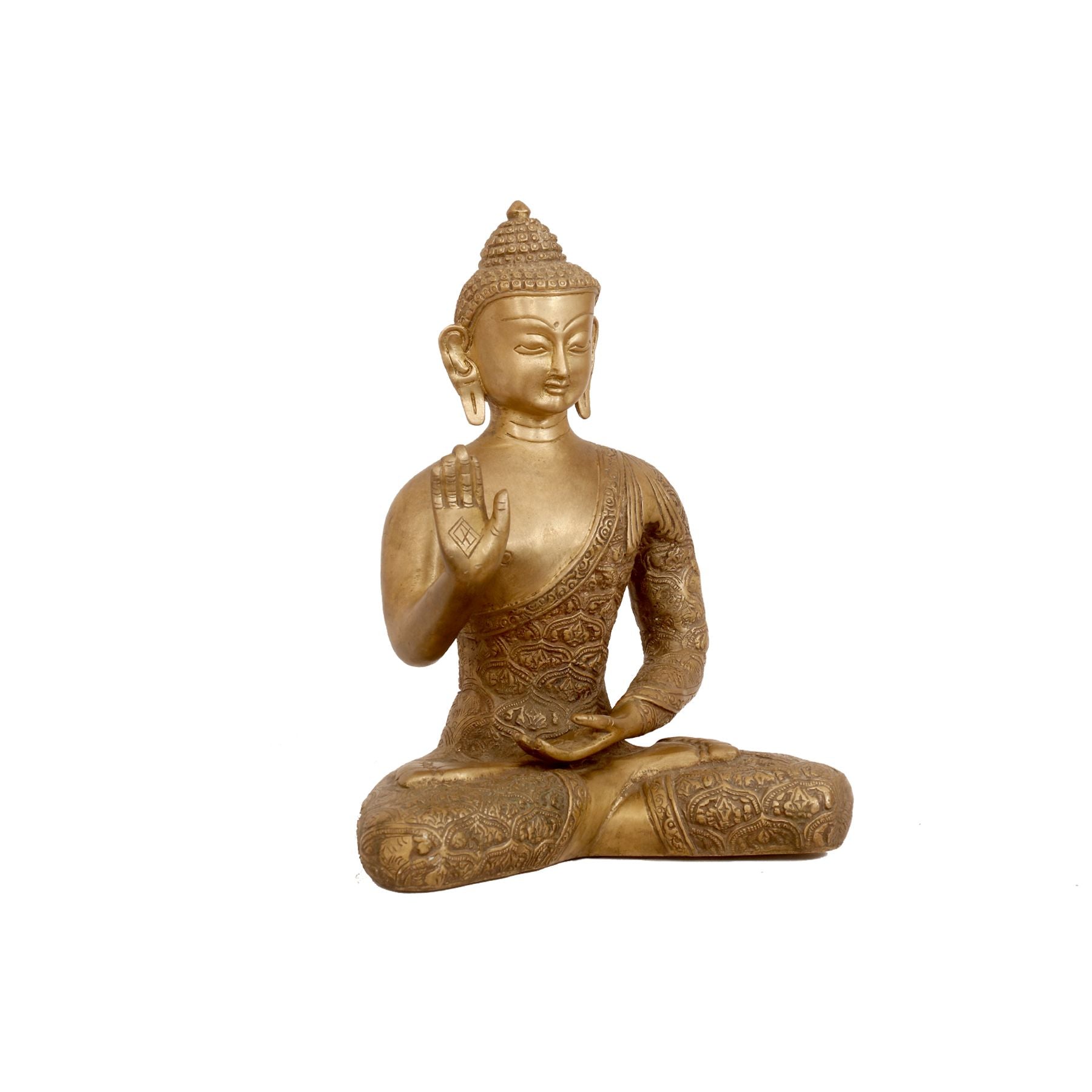 Antique Full-Body Buddha Statue Traditional Décor