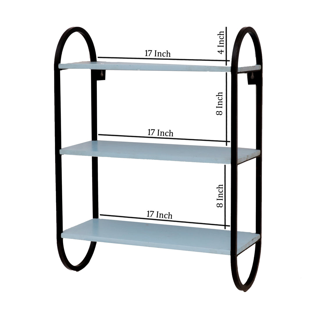 Oval Facing Frame Shelf Rack