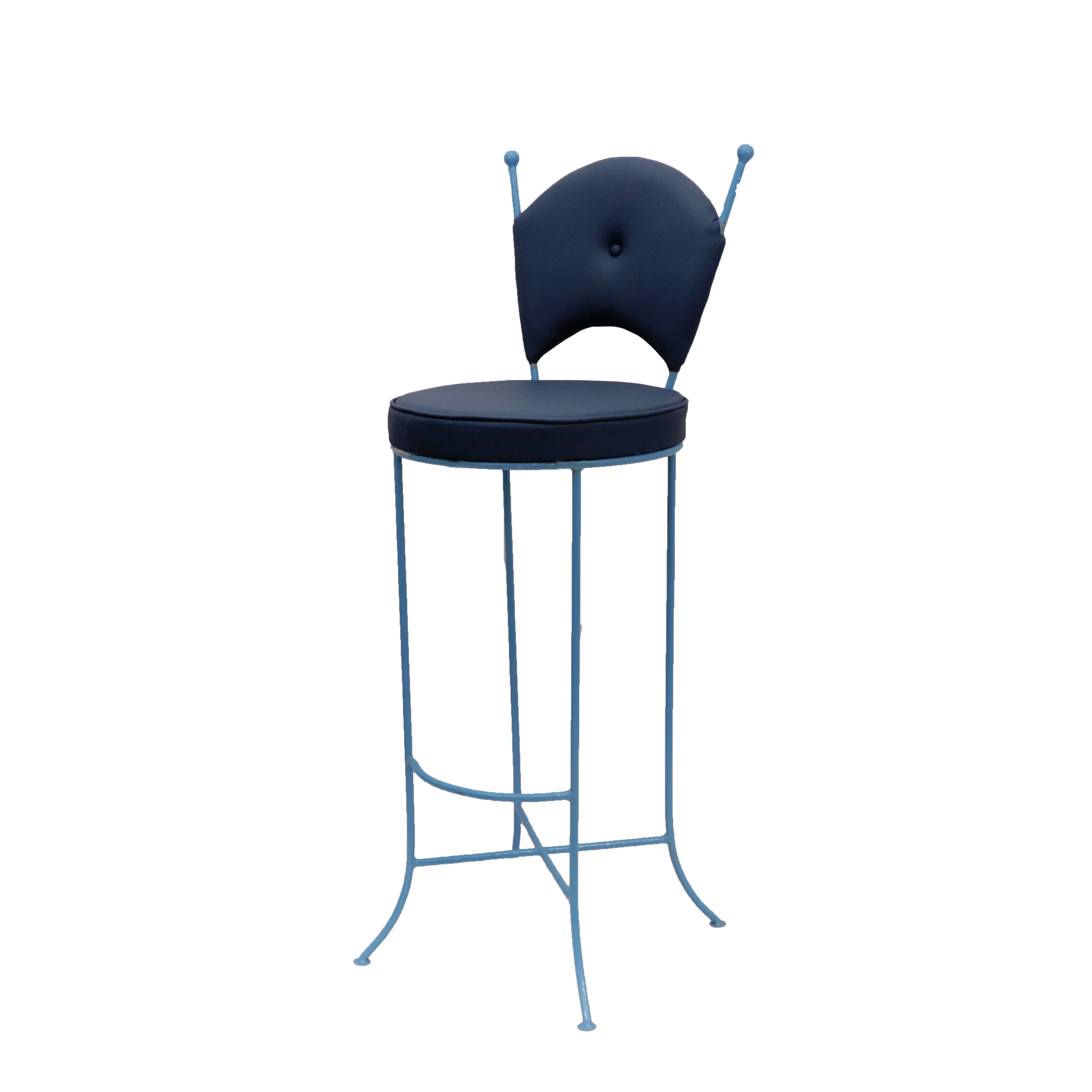 Blue Attitude Bar Chair (Blue) Bar Chair