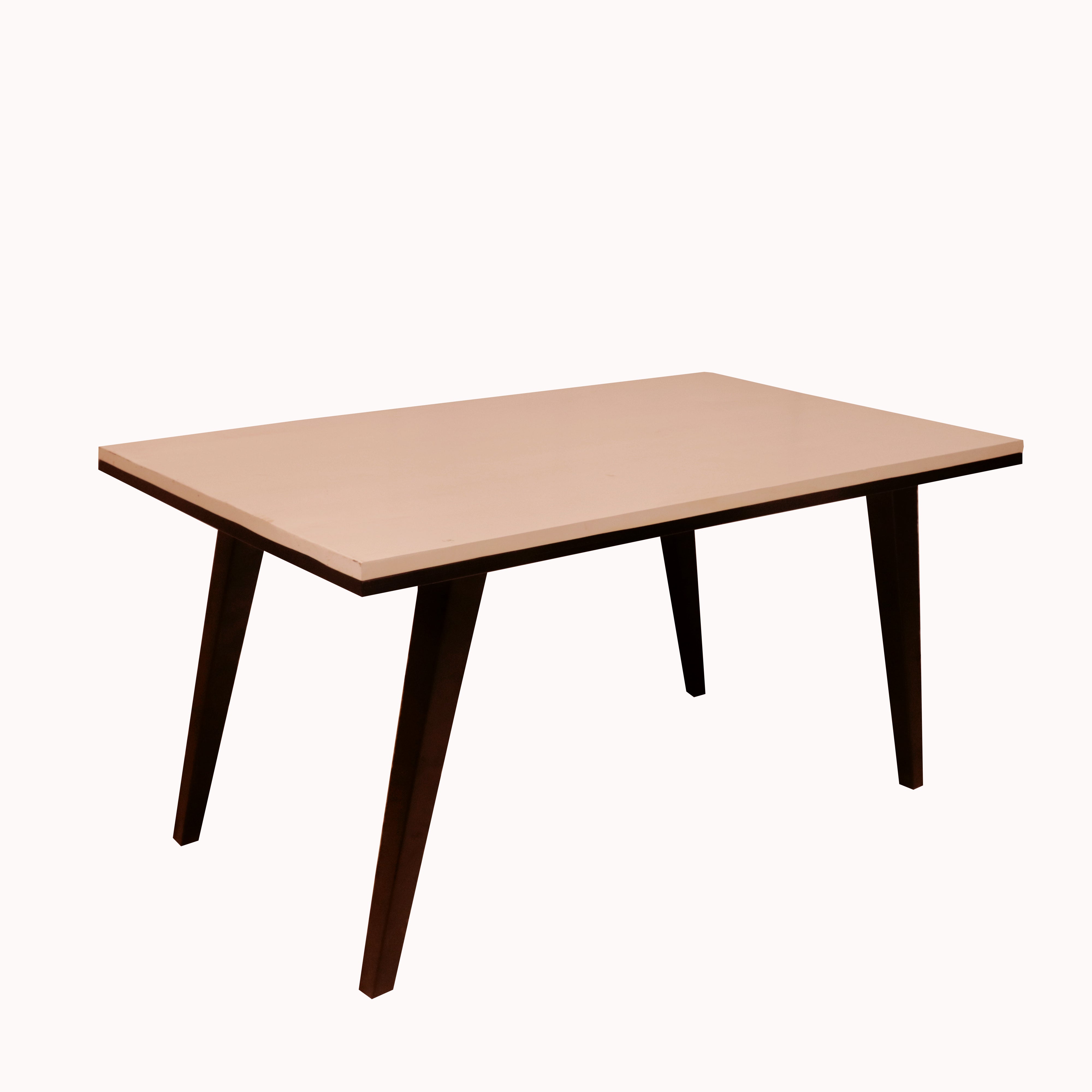 Simple Rectangle Table Tapered Dining Table