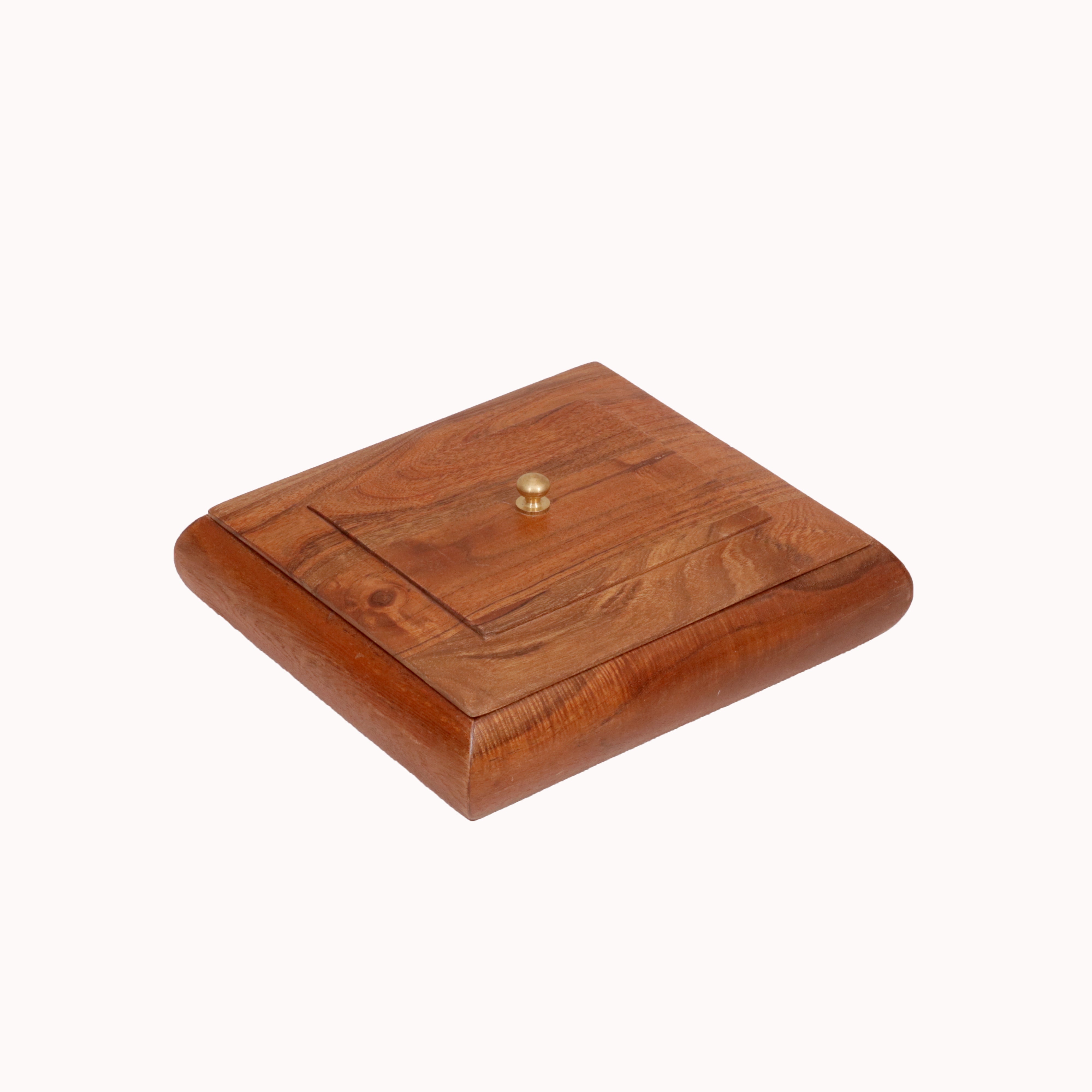 Rounded Sides Wooden Box Wooden Box