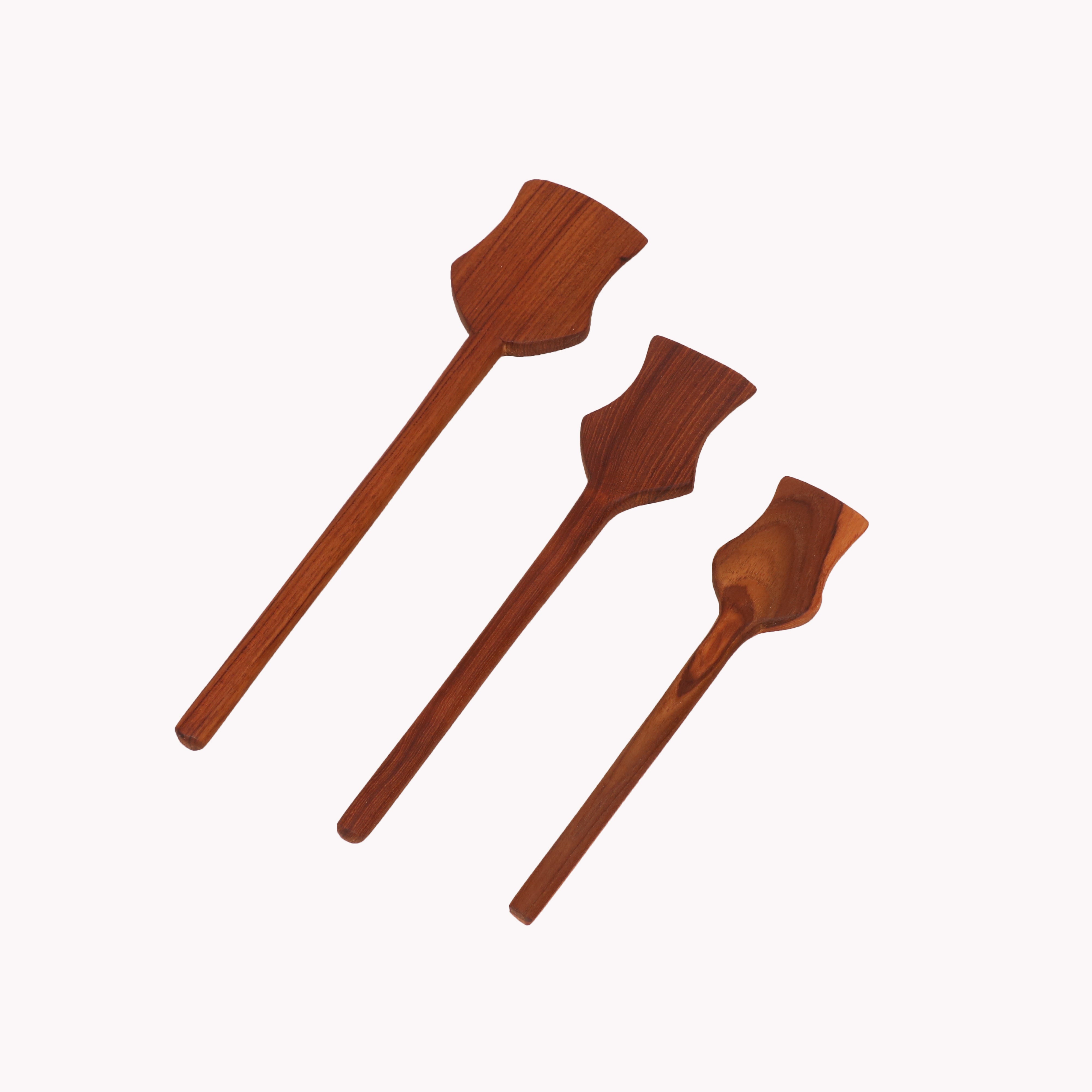 Wooden Spatula Set of 3 Spatula