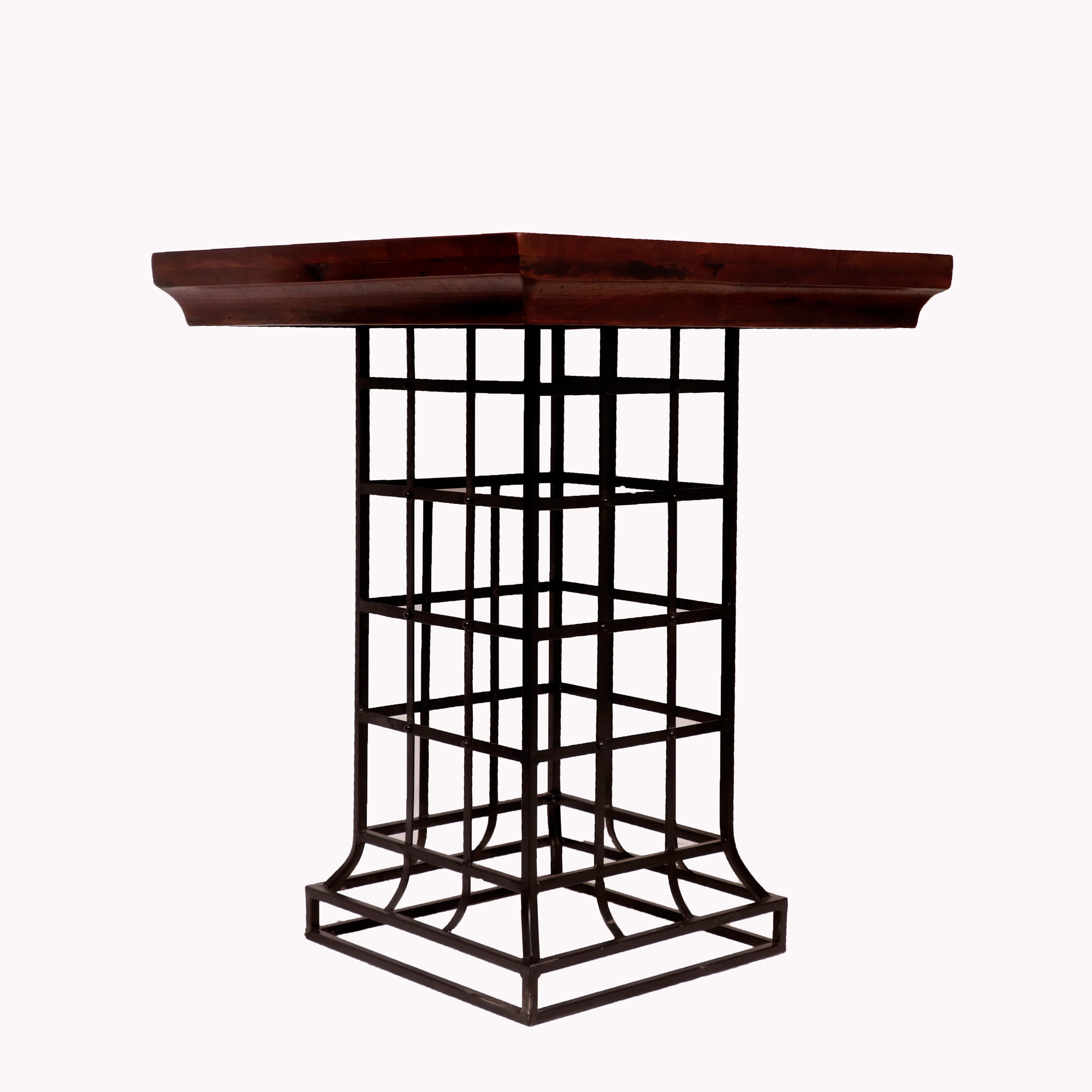 Metal Criss Cross Table Bar Table