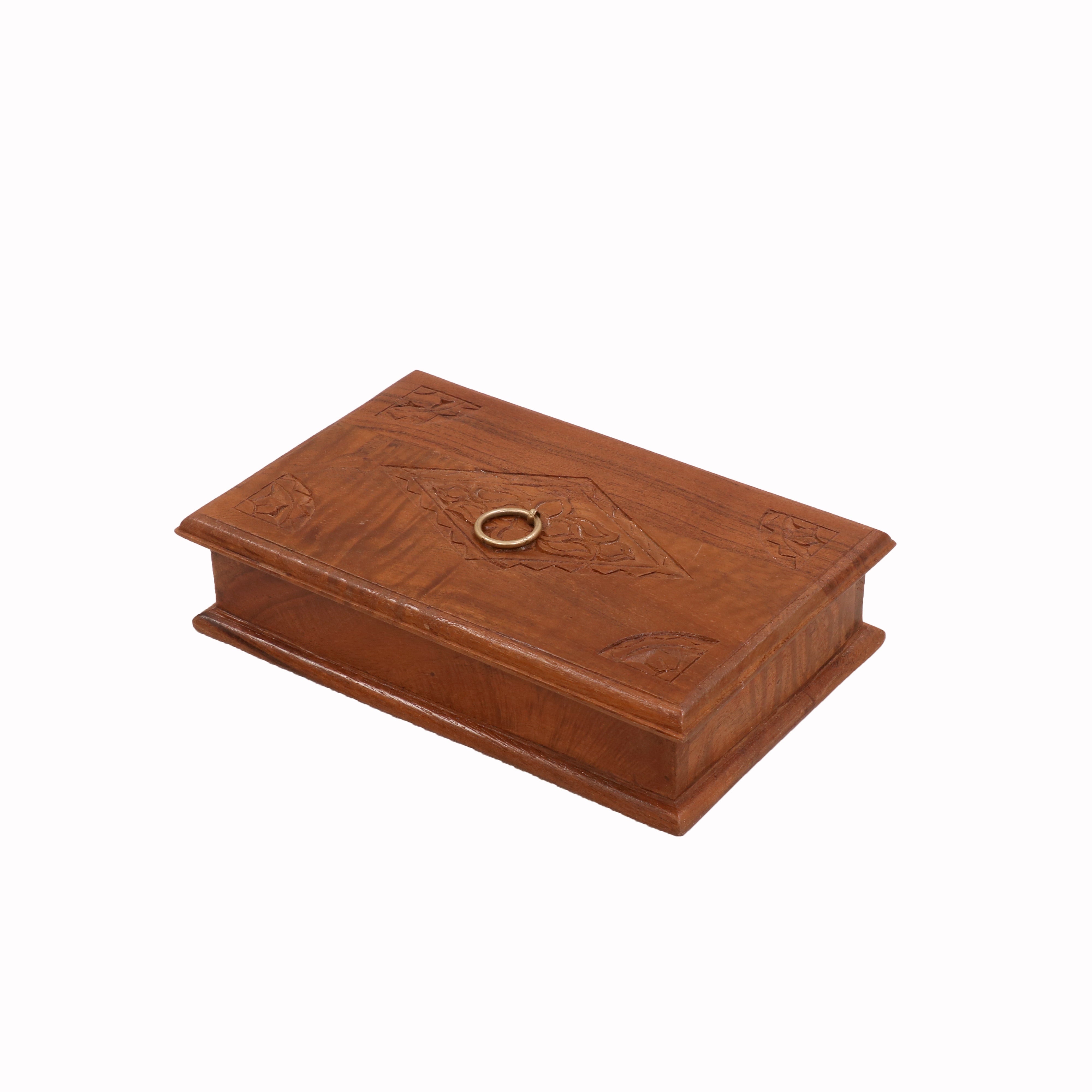 Diamond Engraved Wooden Box Wooden Box