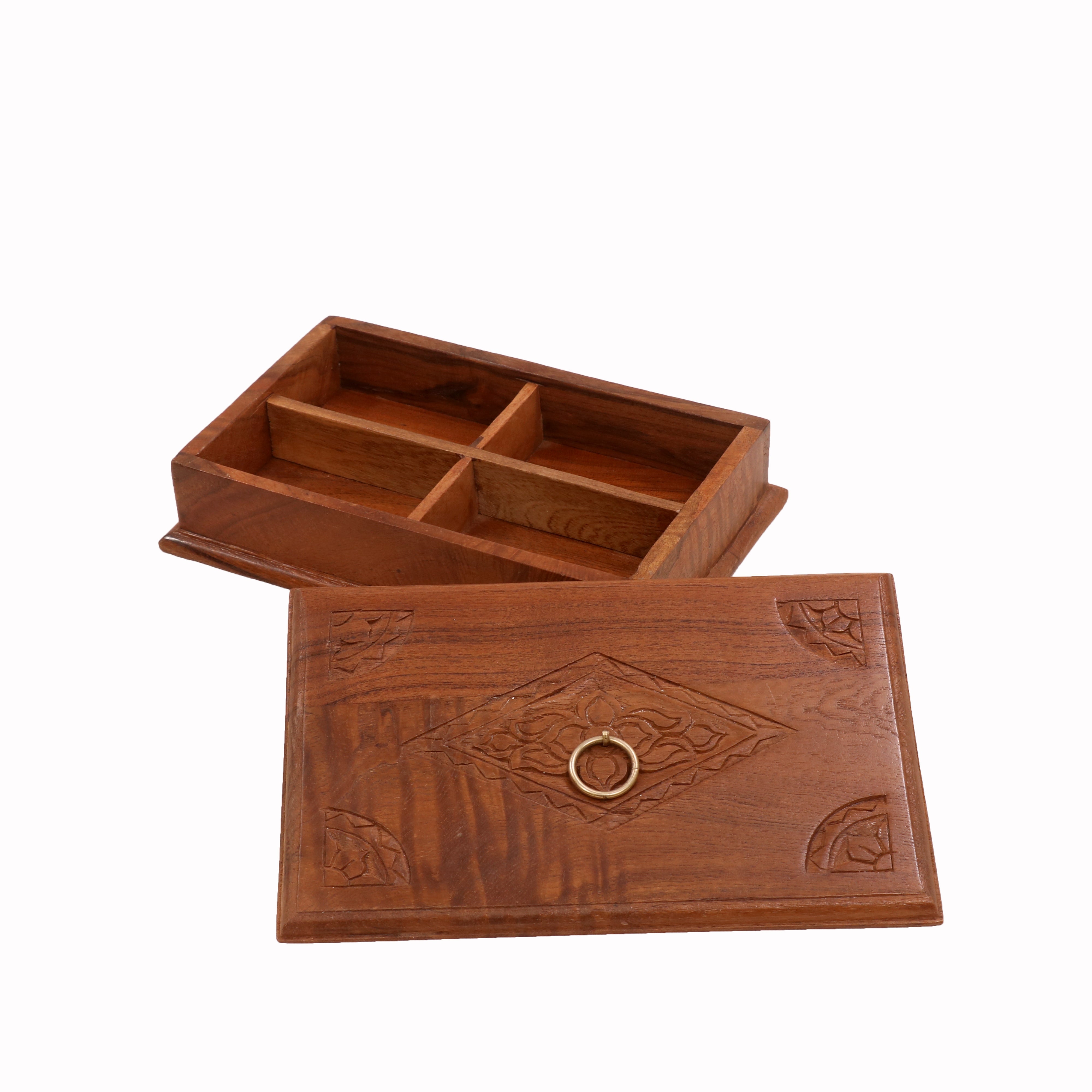 Diamond Engraved Wooden Box Wooden Box