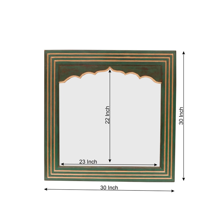 Minaret Style Green Mirror Mirror