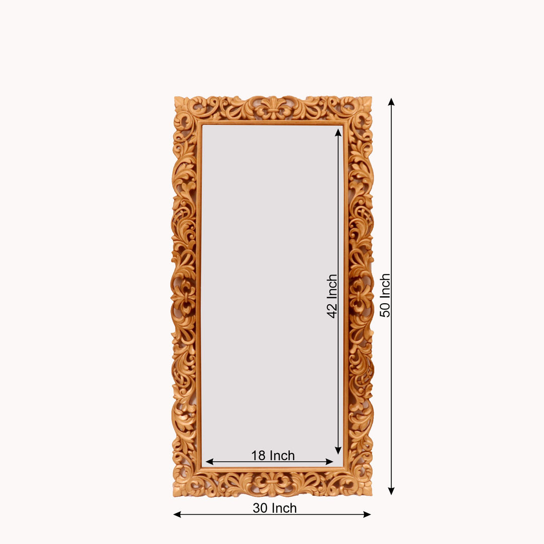 Golden Leaf Mirror Mirror