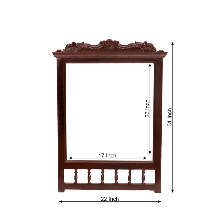 Simple Carved Victorian Mirror Mirror