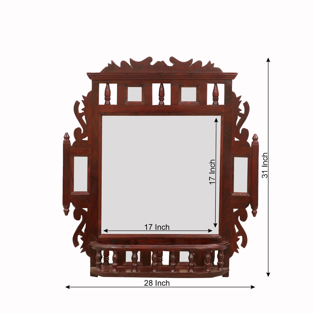 Intricately Designed Traditional Mirror Mirror