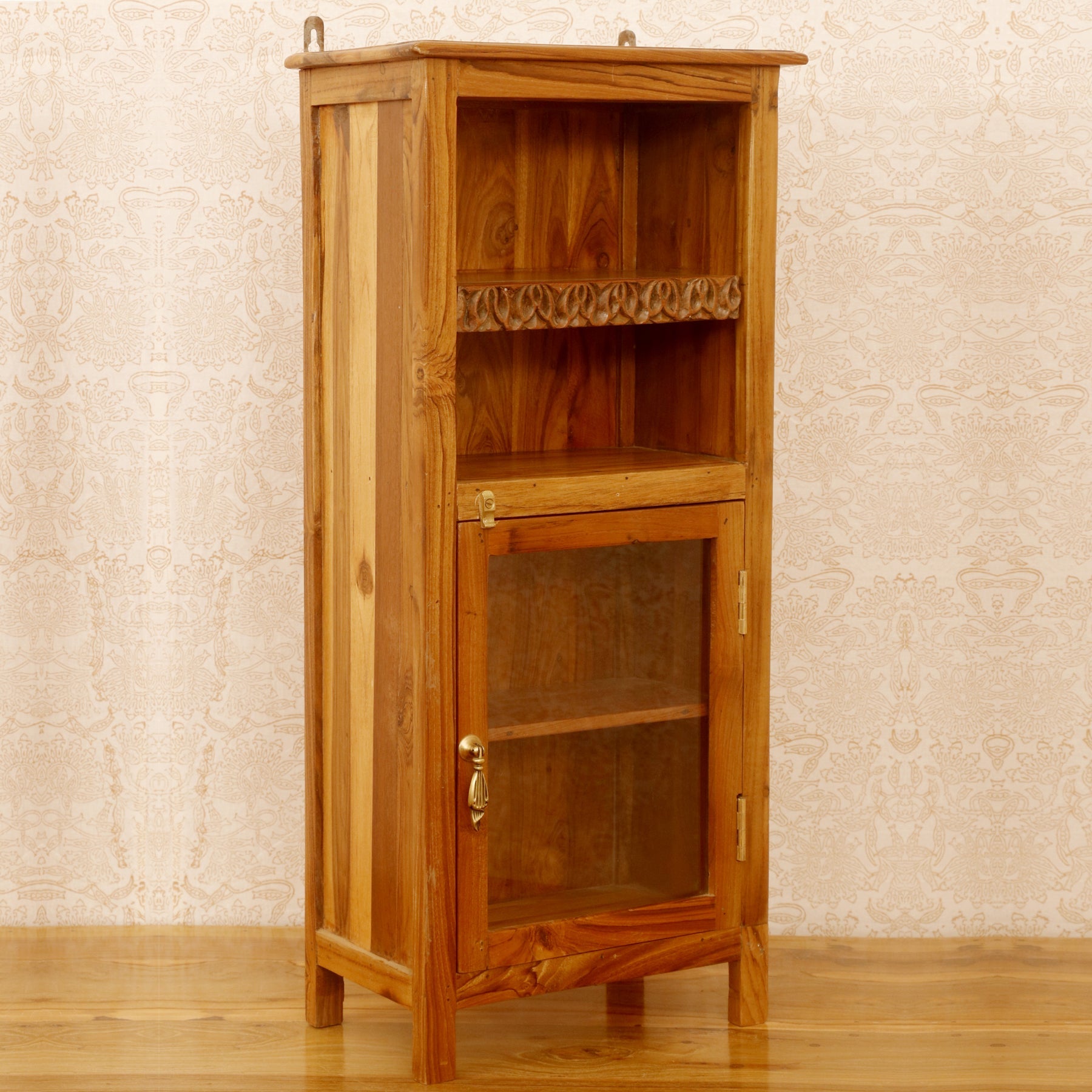 Teak wood compact Kitchen Cabinet Wall Cabinet