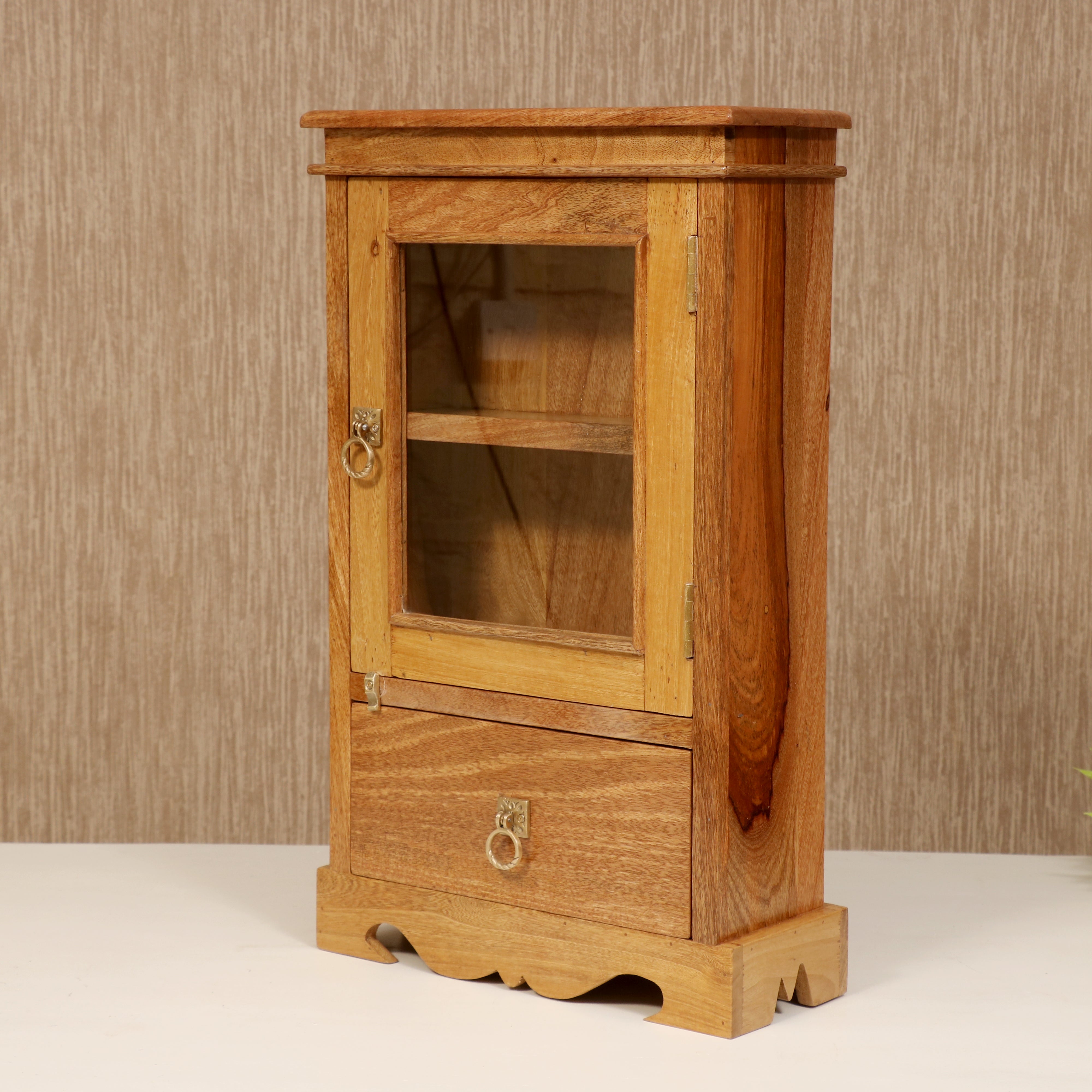 Compact Small Hanging Cabinet with Drawer