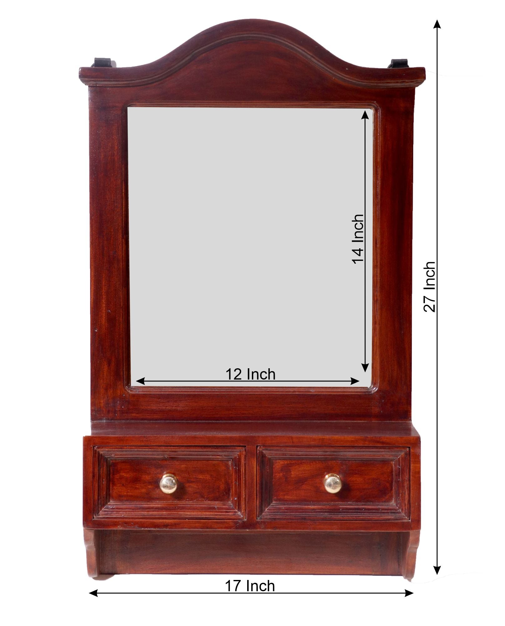 French arch style double drawer mirror frame Mirror