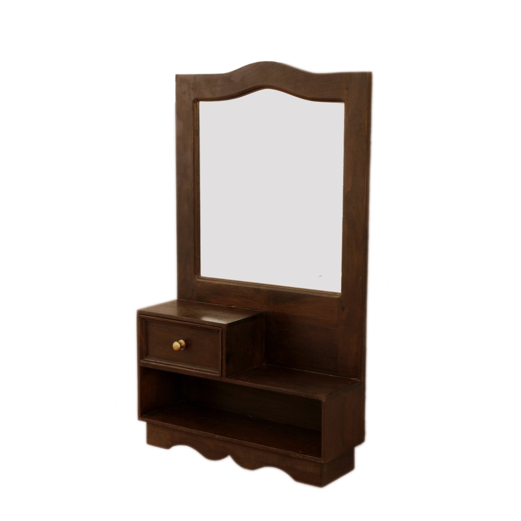 Single Drawer Hanging Dresser & Mirror Mirror