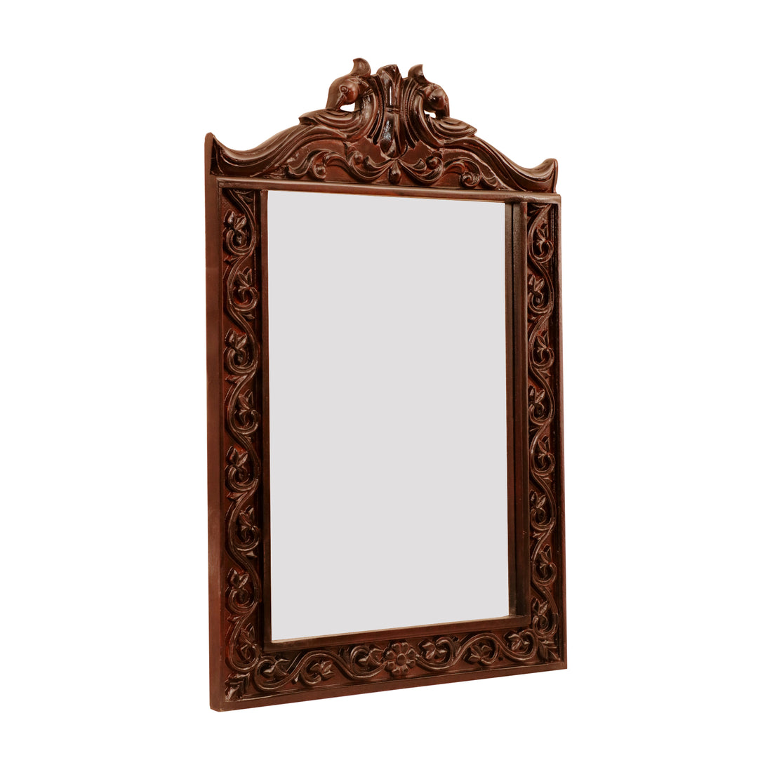 Intricate Wooden Mirror Frame Mirror