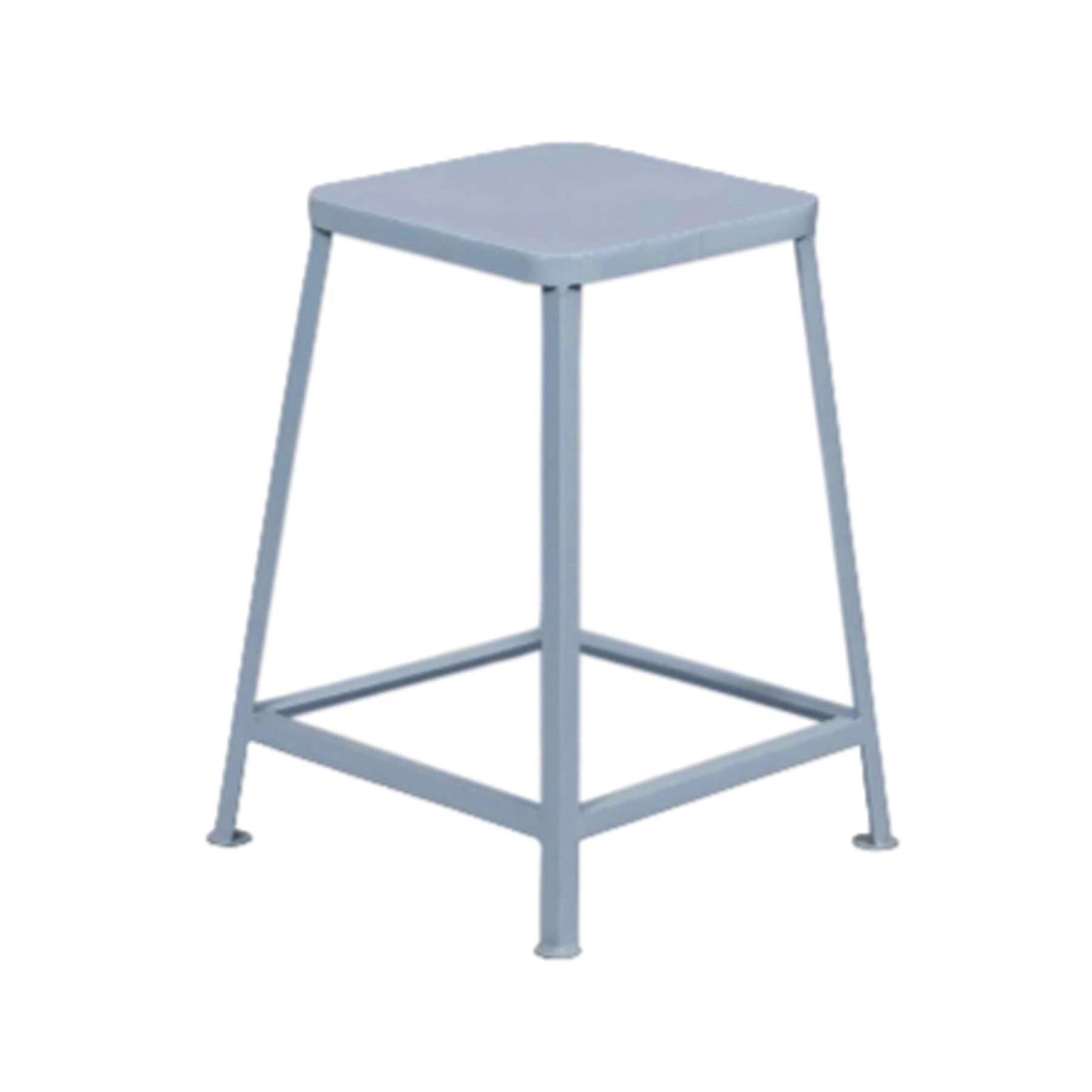 Charming White Iron Stool Stool