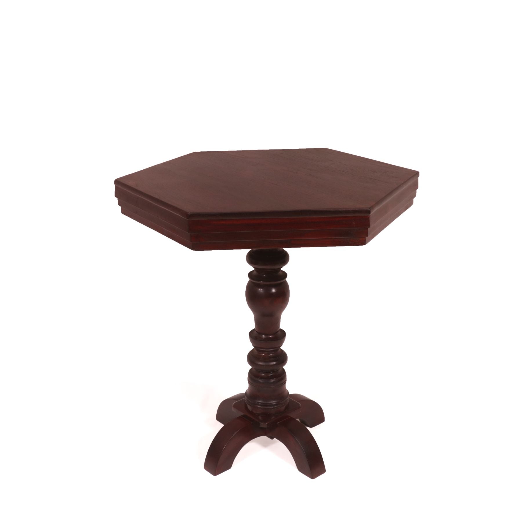 8 Angle Teak Wood Traditional Table Dining Table