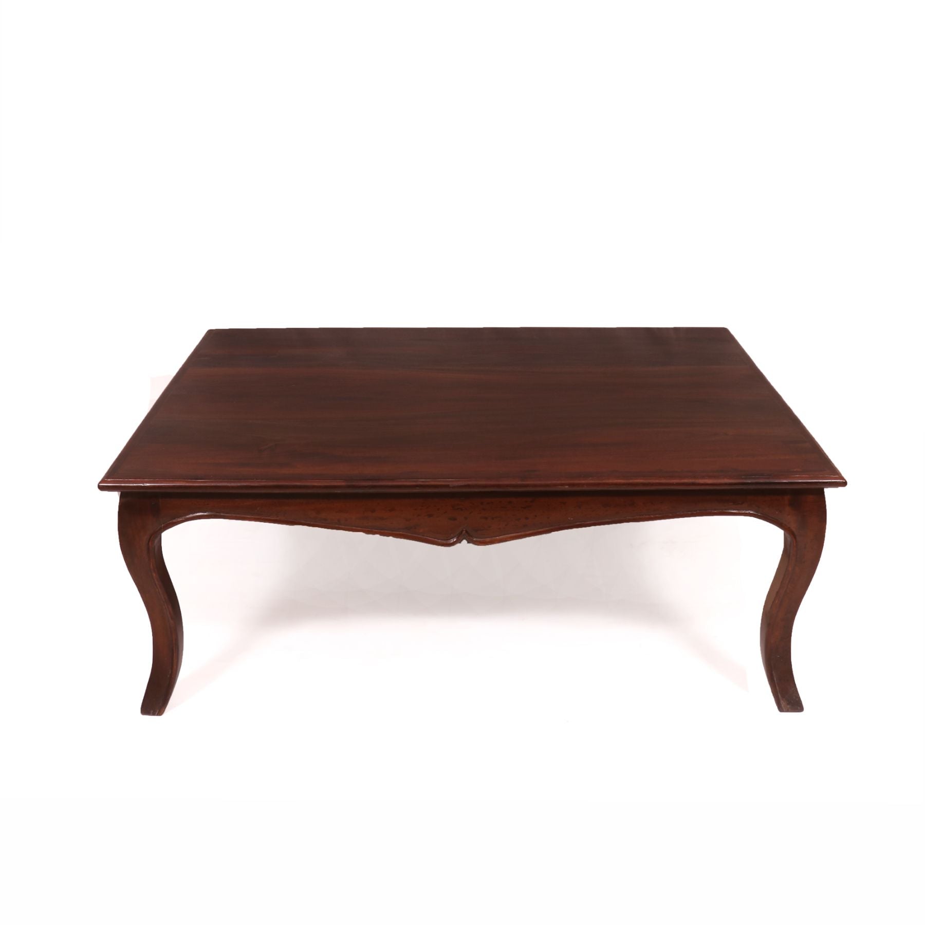 Solid Wood Dark Brown Coffee Cum Center Table Coffee Table