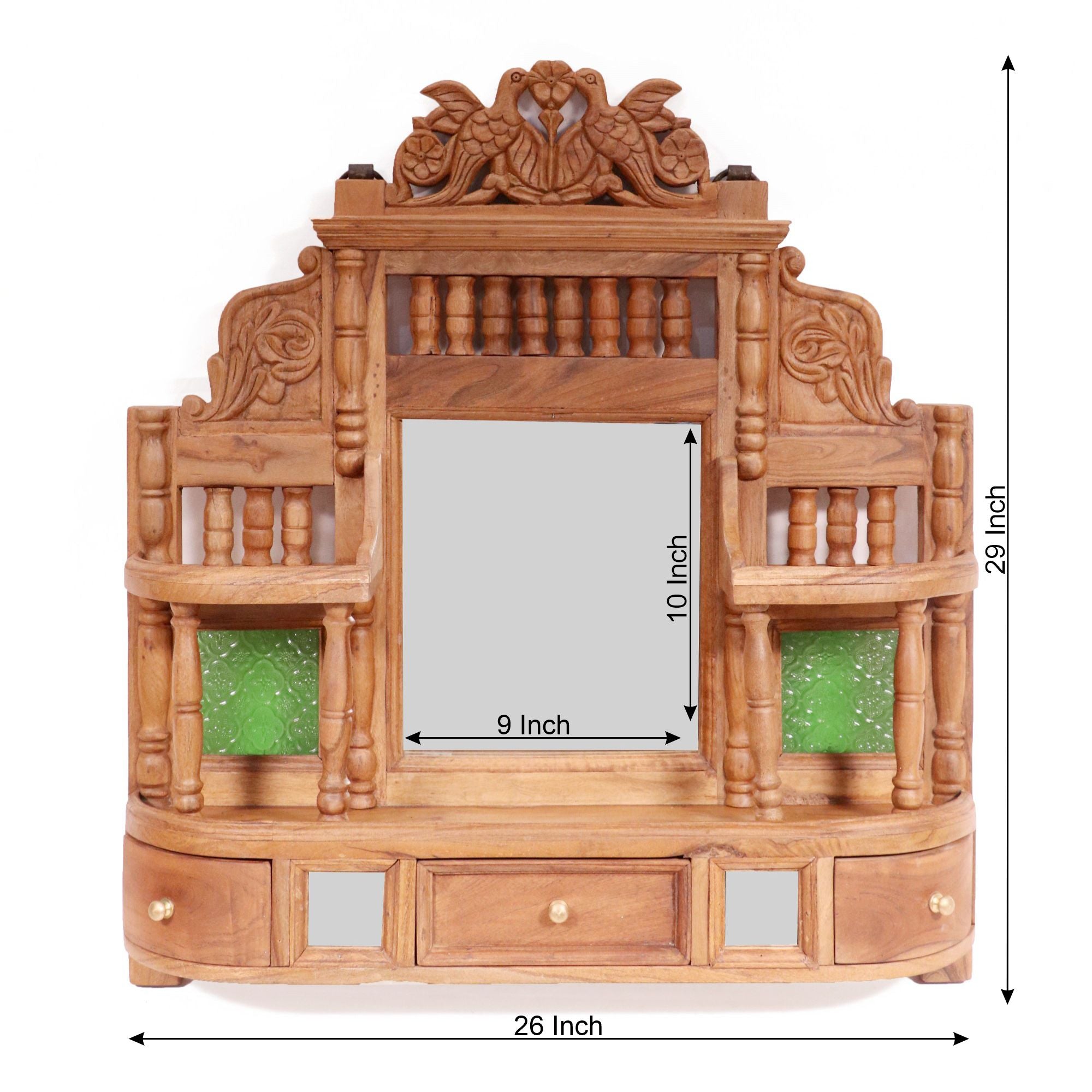 Carved Wooden Multipurpose Classic Mirror Mirror