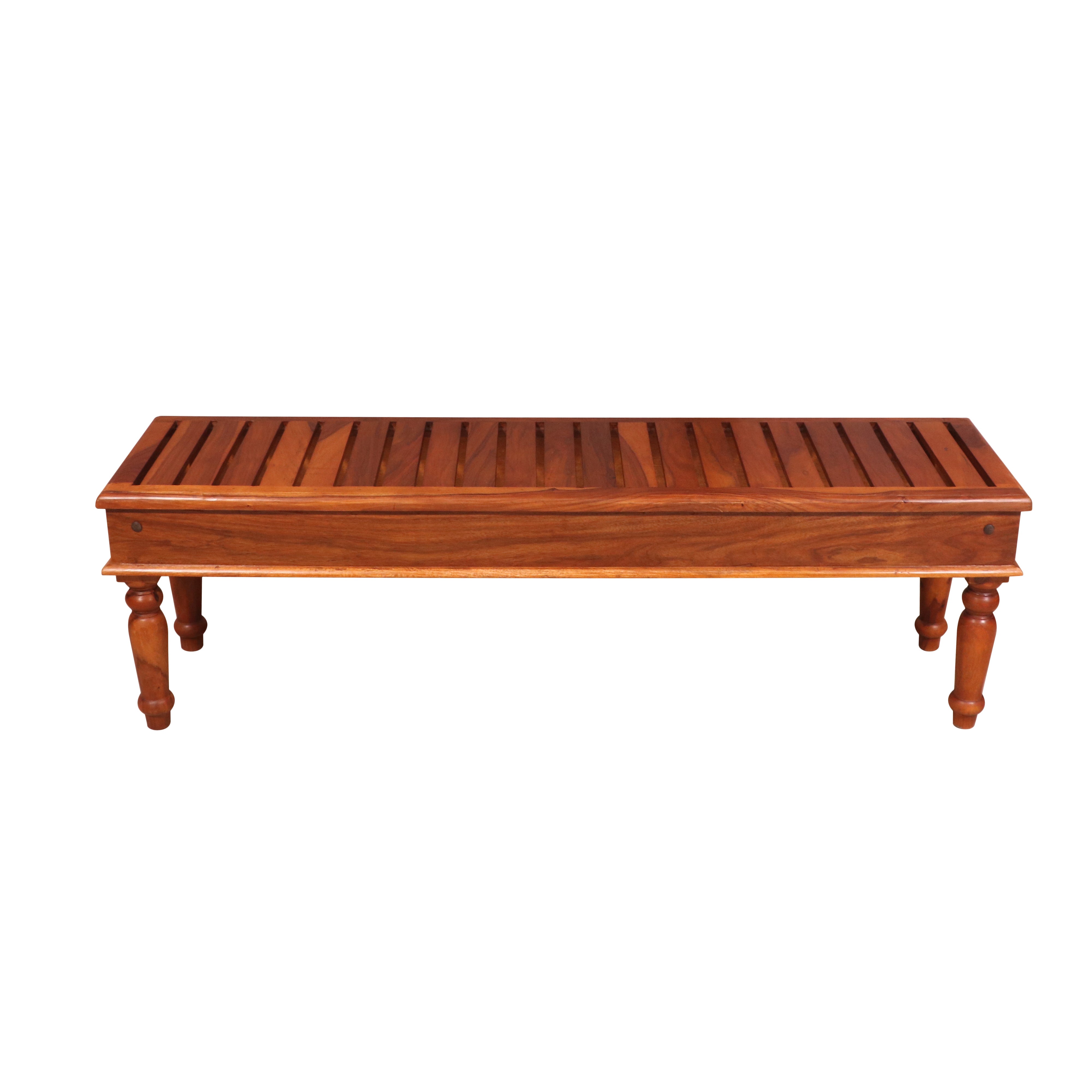 Solid wood strip concept 5ft seating bench Bench