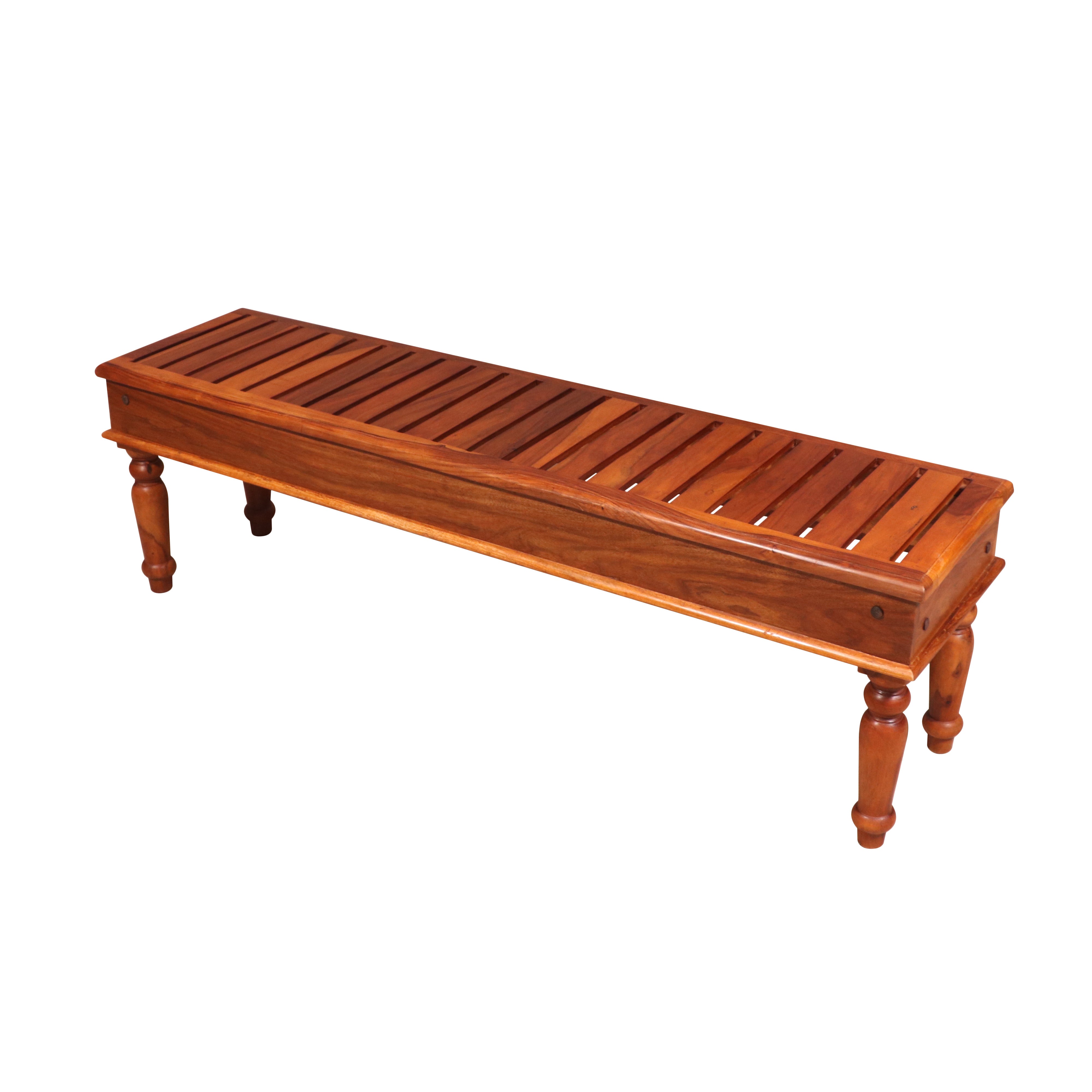 Solid wood strip concept 5ft seating bench Bench