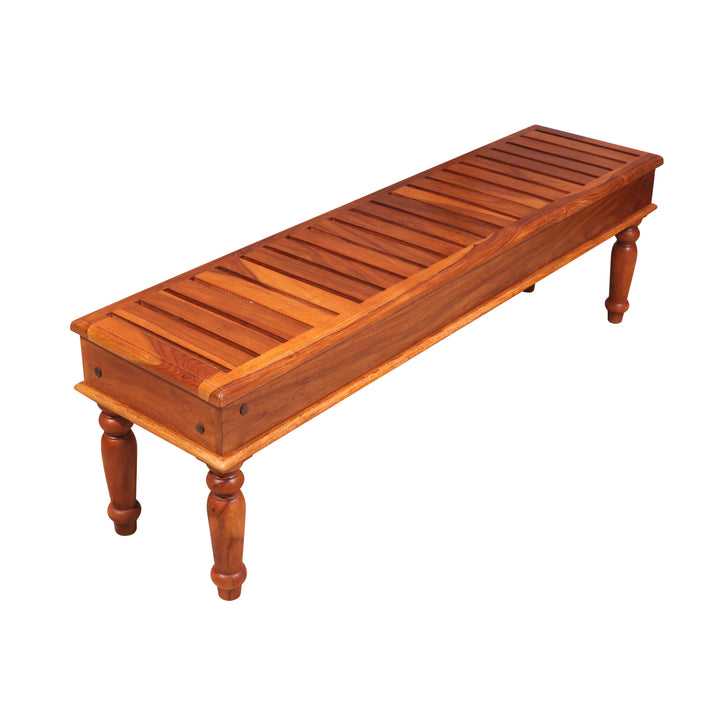 Solid wood strip concept 5ft seating bench Bench