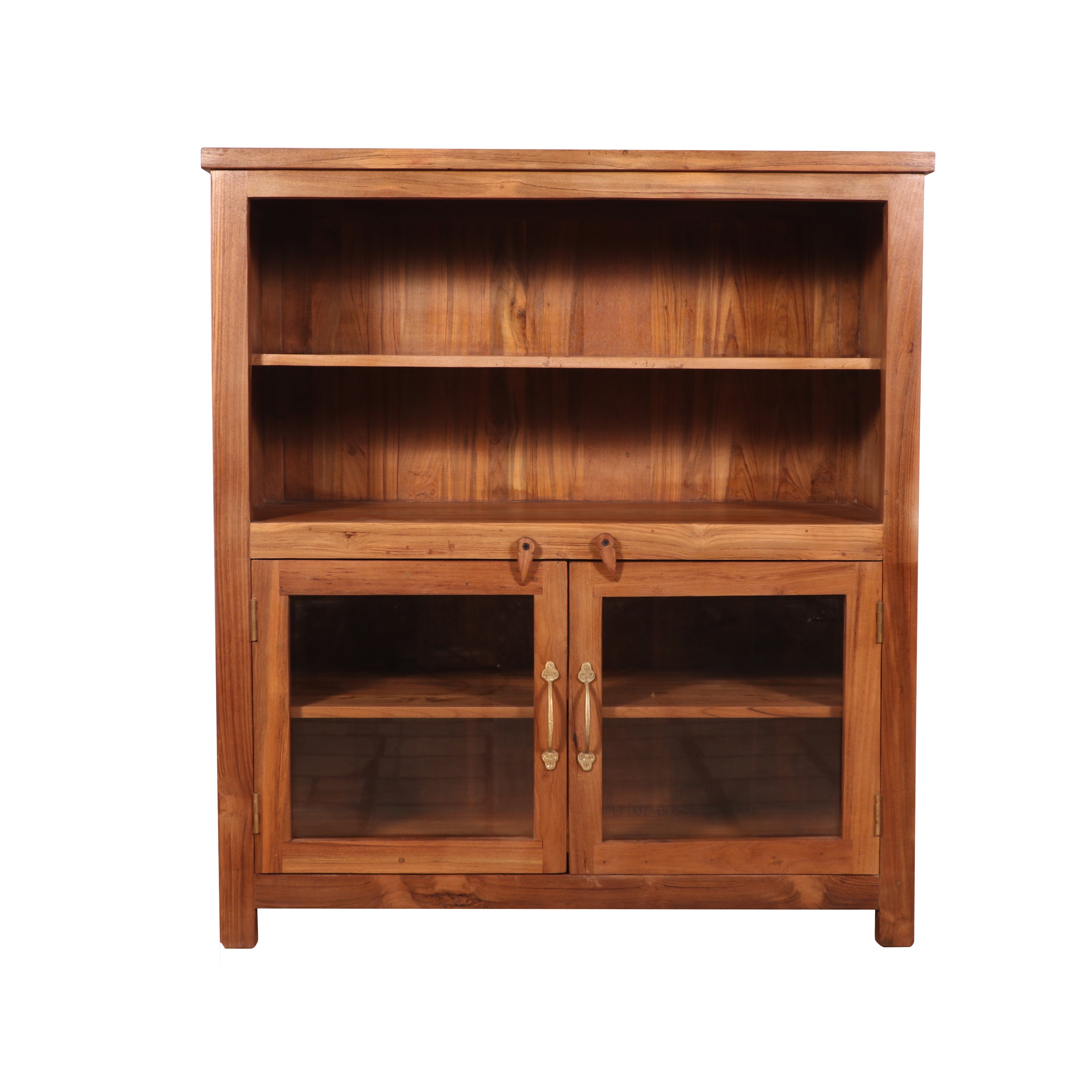 Wide teak wood cabinet Wall Cabinet
