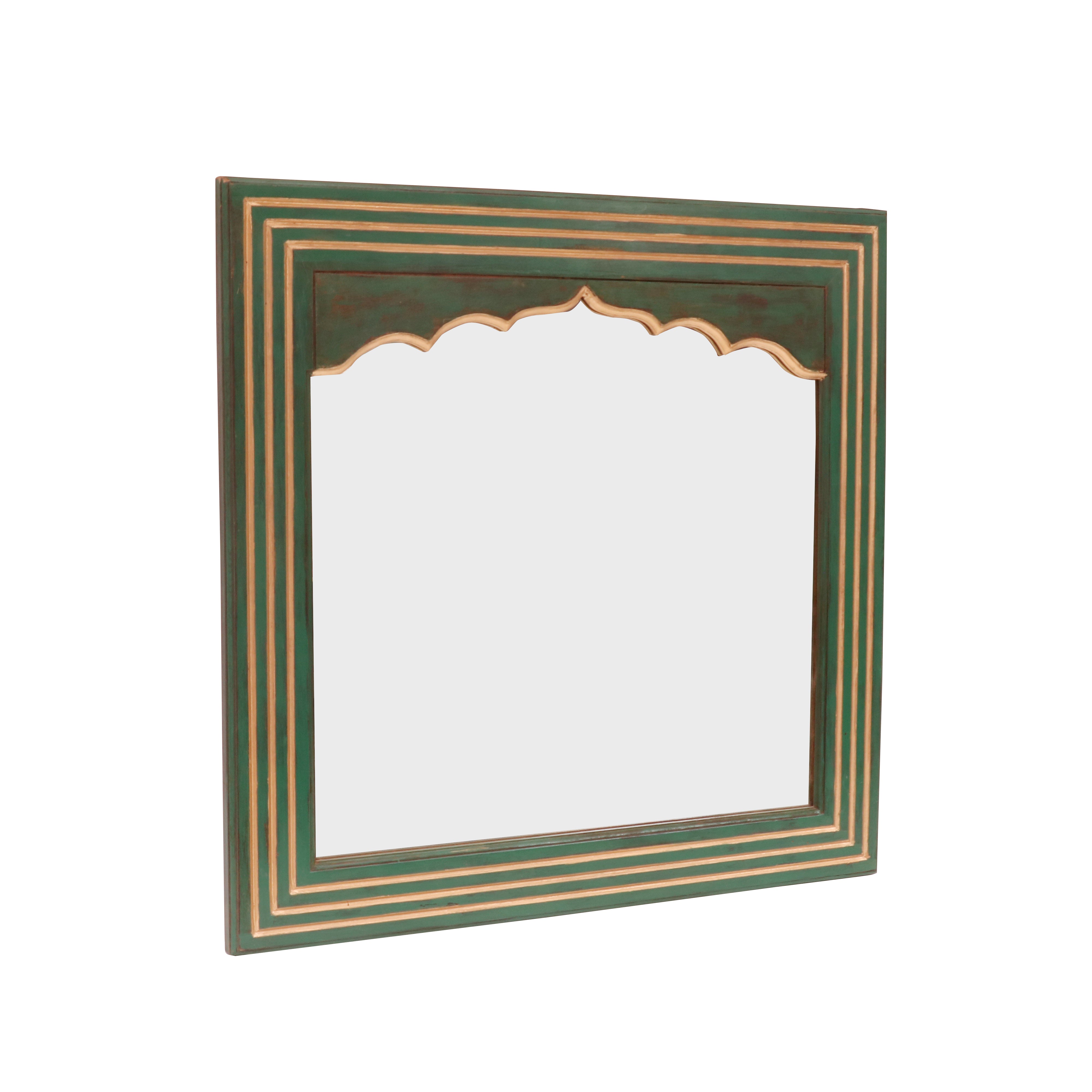 Minaret Style Green Mirror Mirror
