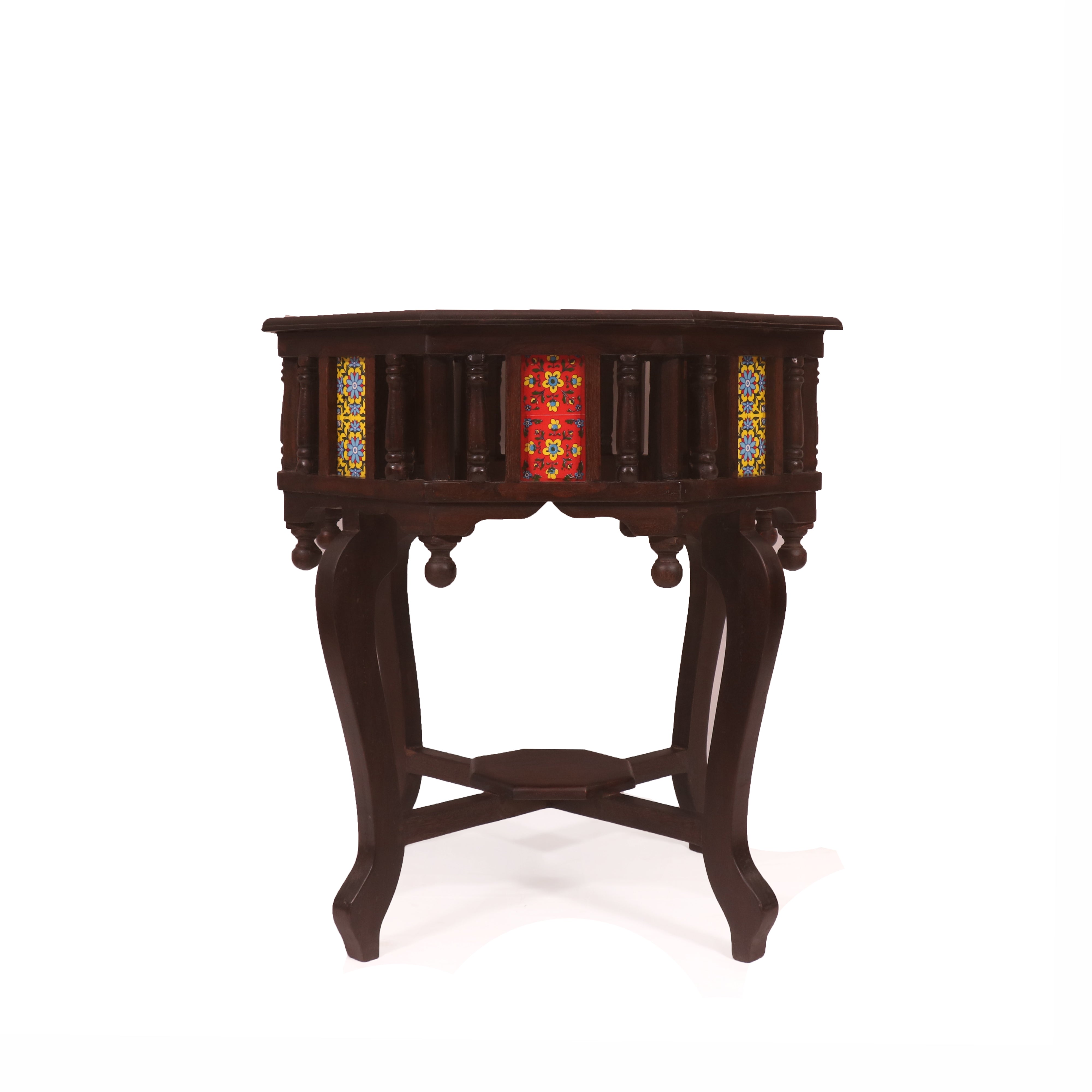 Colonial Style Octagonal Table End Table