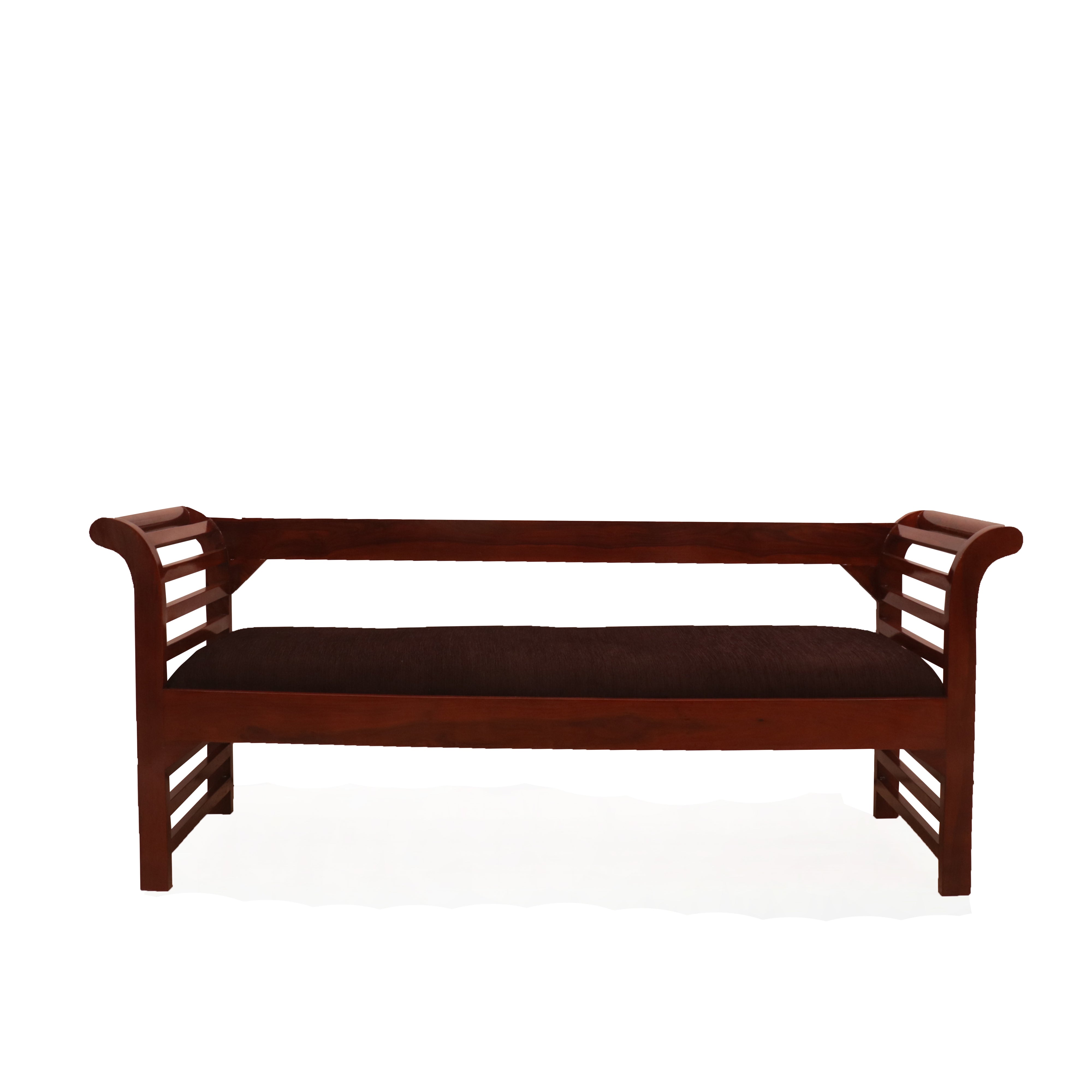 Curved Sides Wooden Bench Bench