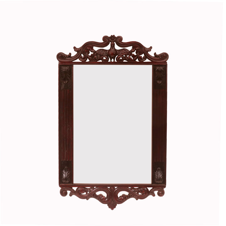 Ornate Carved and Polished Mirror Mirror