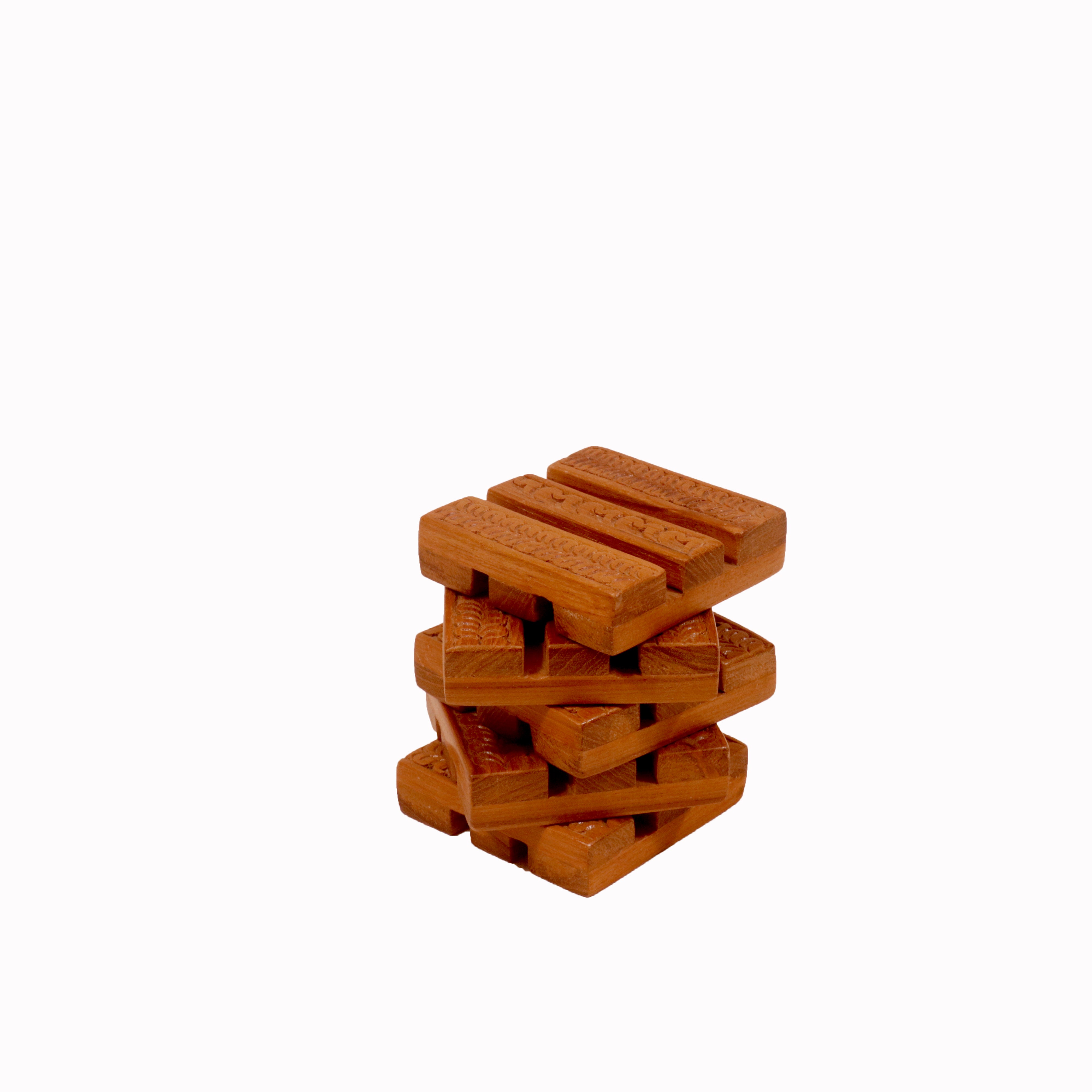 (Set of 5) Mini Log Tea Coasters Coaster