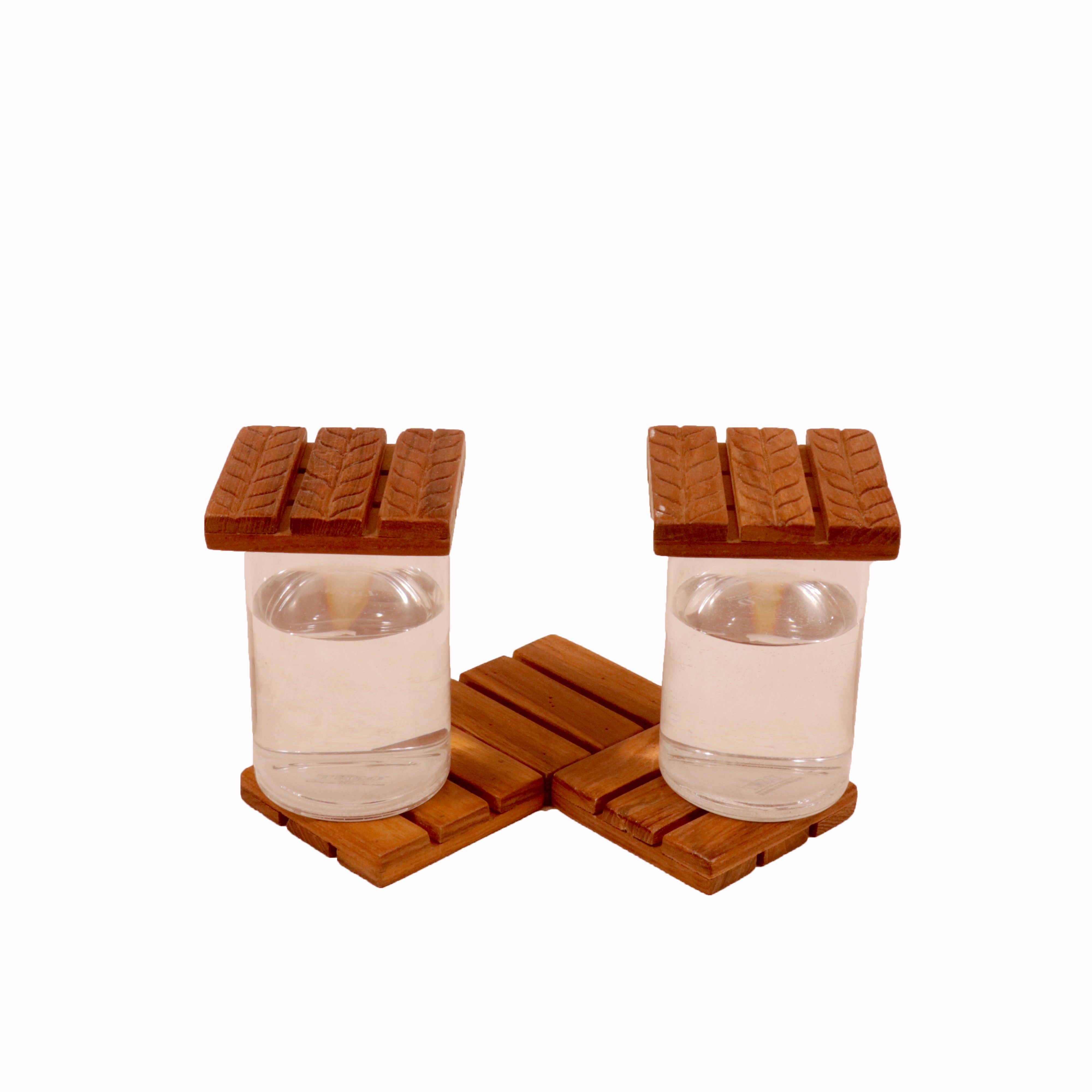 (Set of 5) Tendril Pattern Tea Coasters Coaster