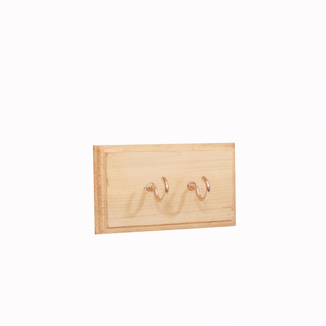 Pine wood 2 Key Hook Hanging Hook