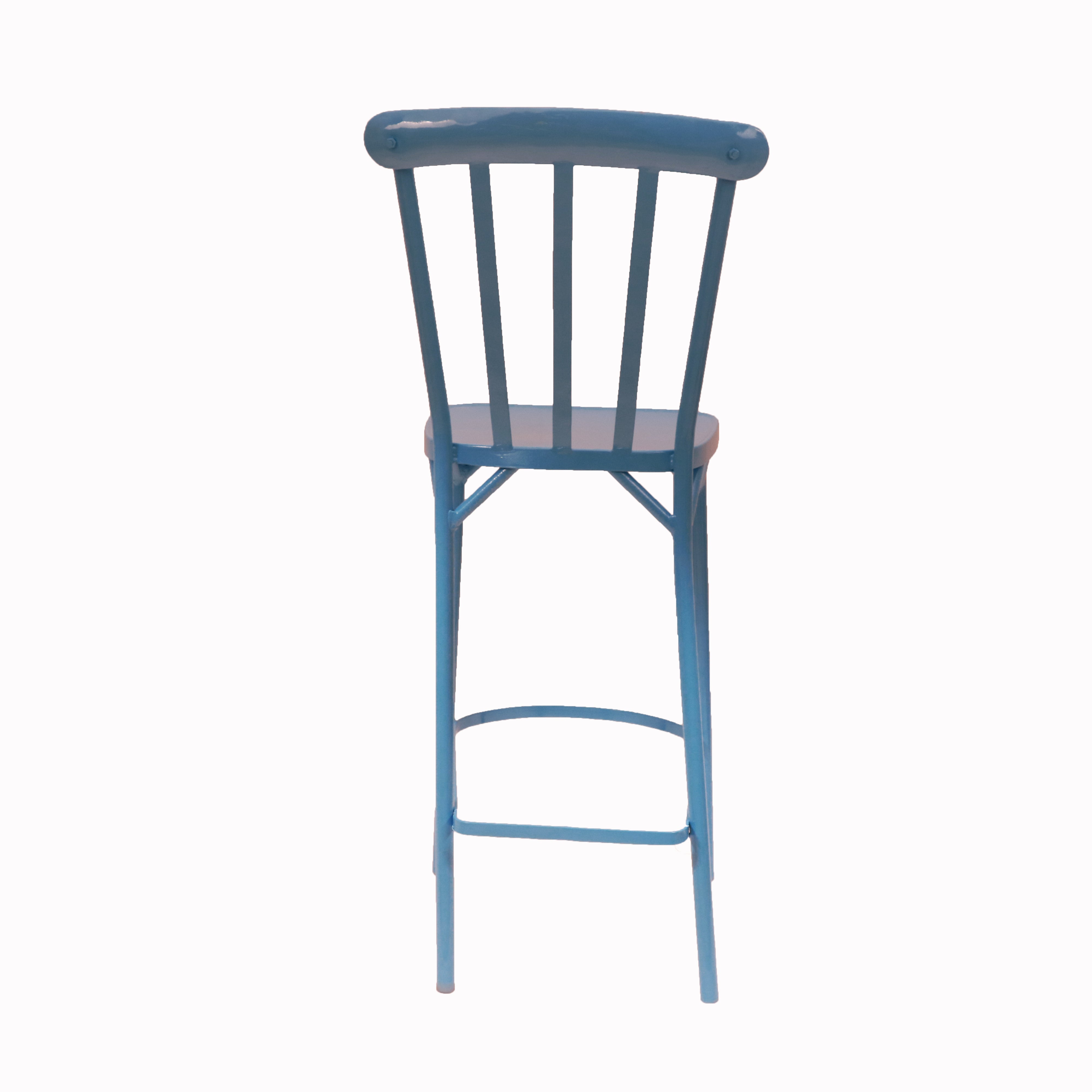 Simple Classic Bar Chair (Blue) Bar Chair