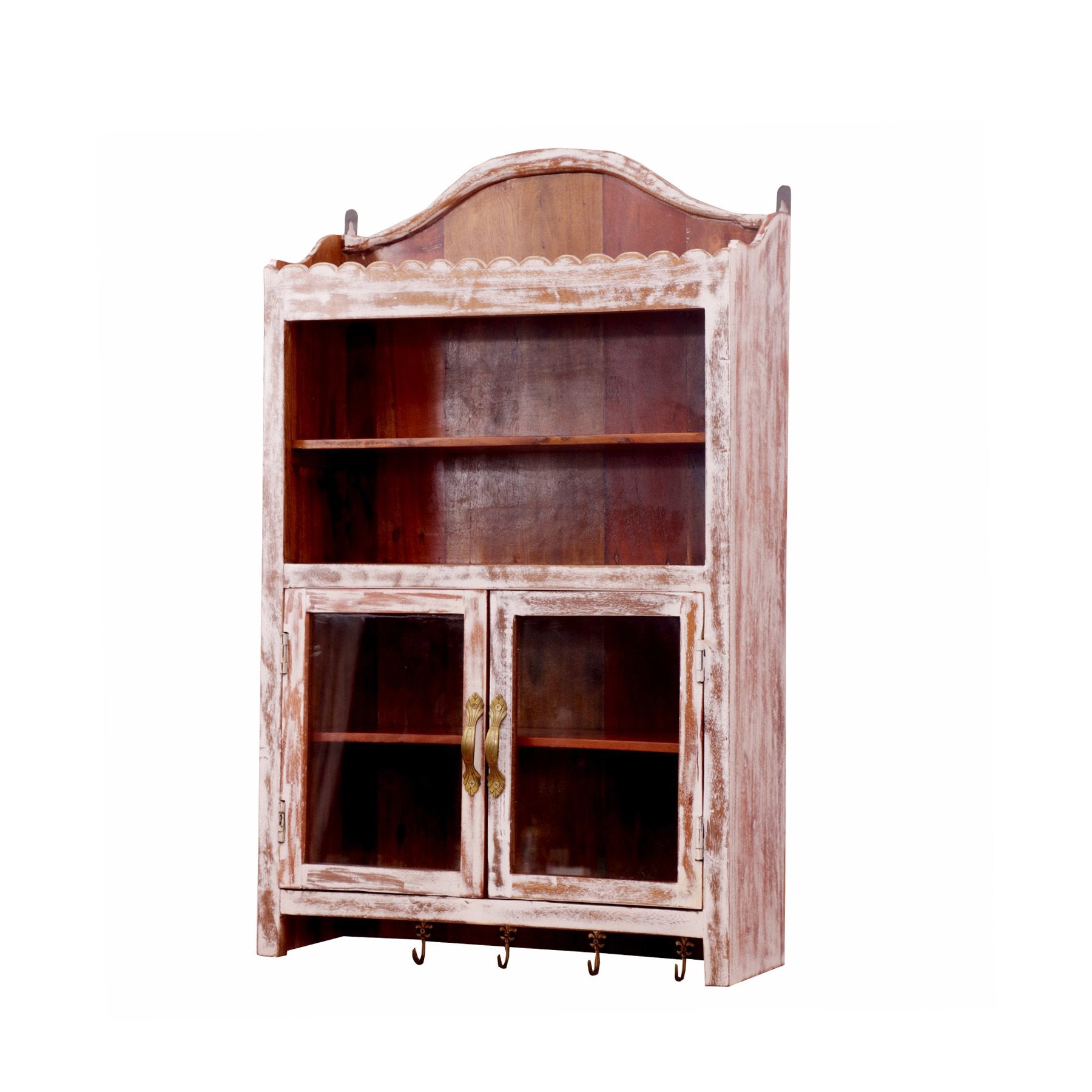 Distressed wood deals wall cabinet