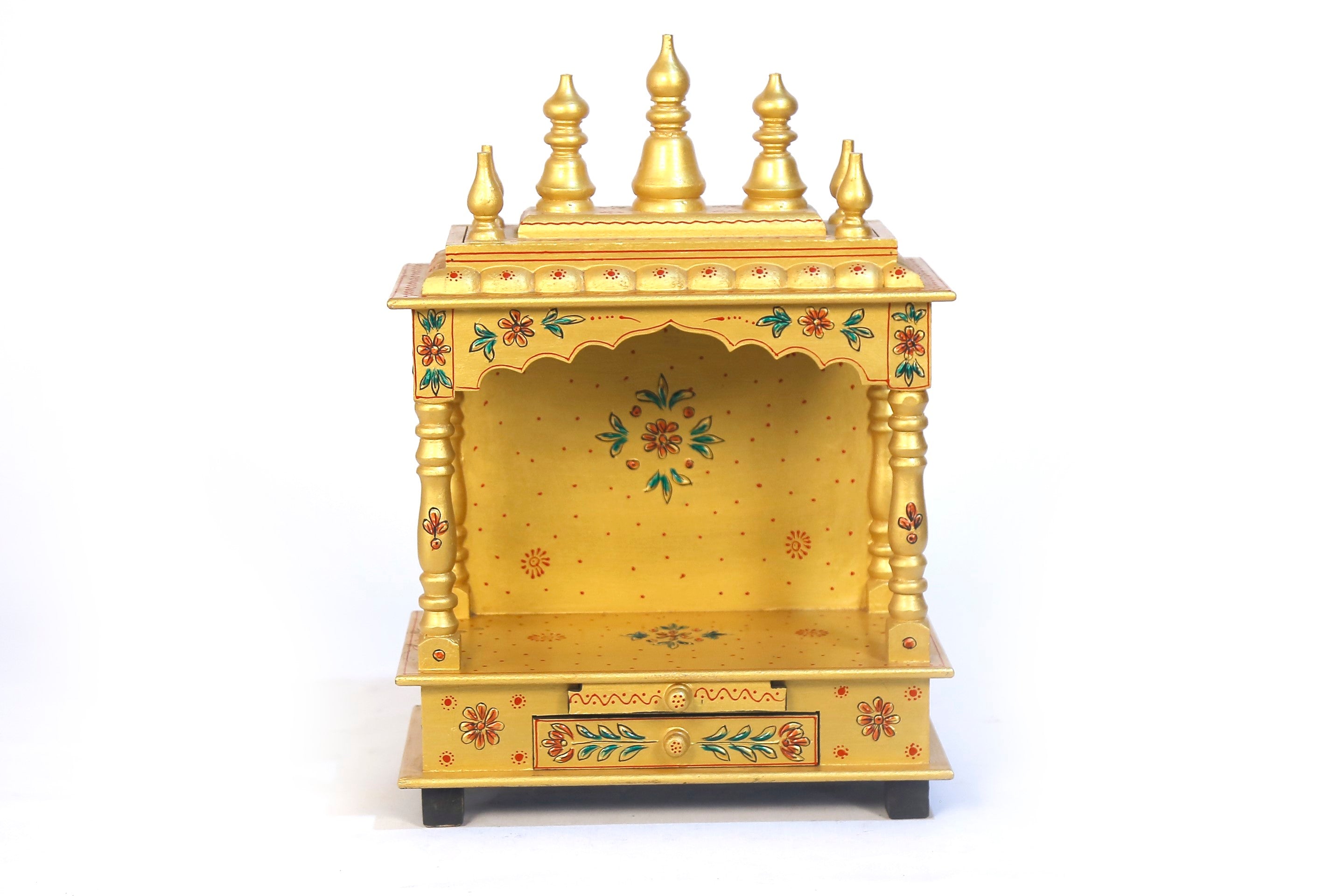 Golden Coloured Temple Temple