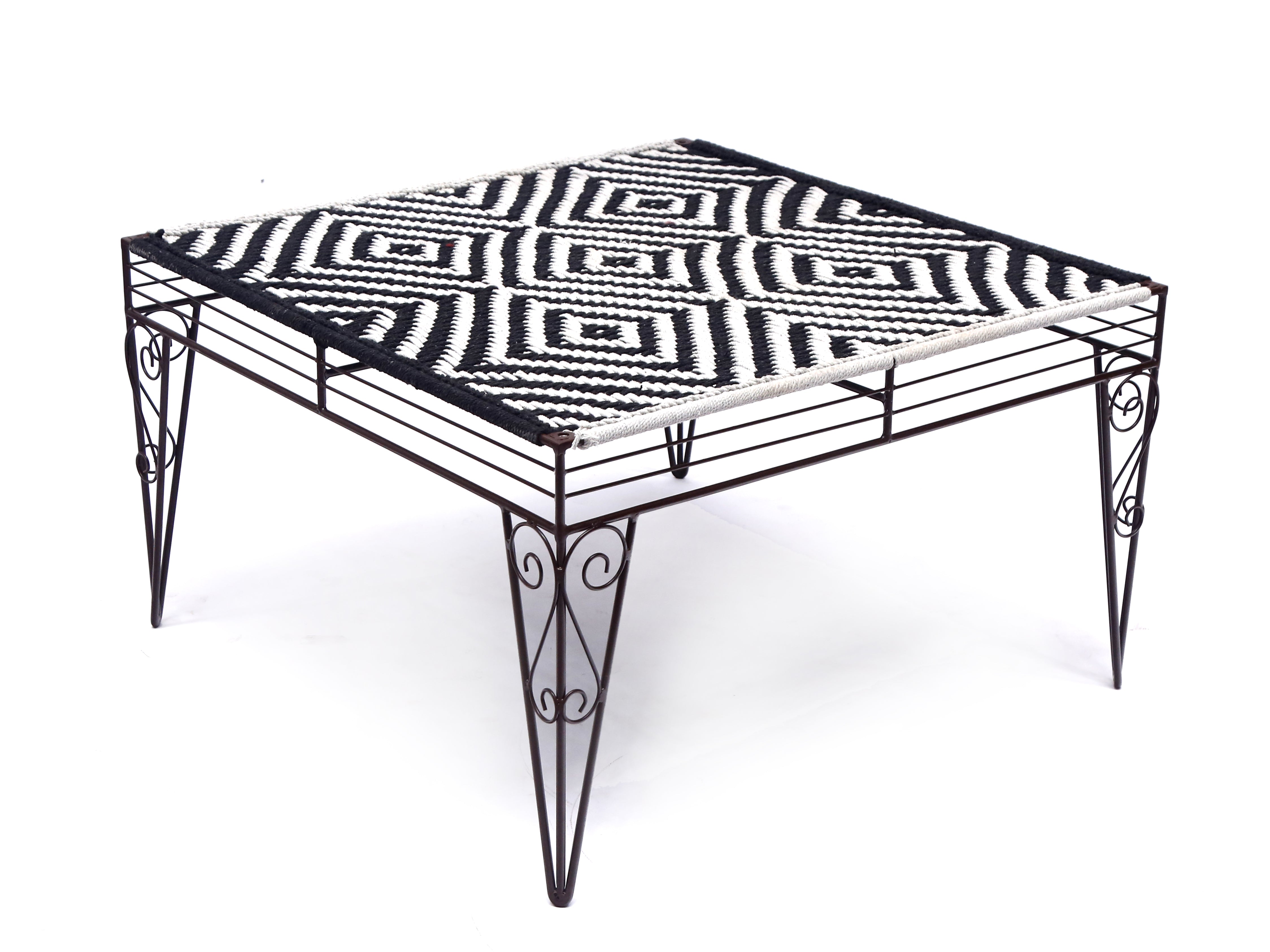 Woven Metallic Coffee Table Coffee Table