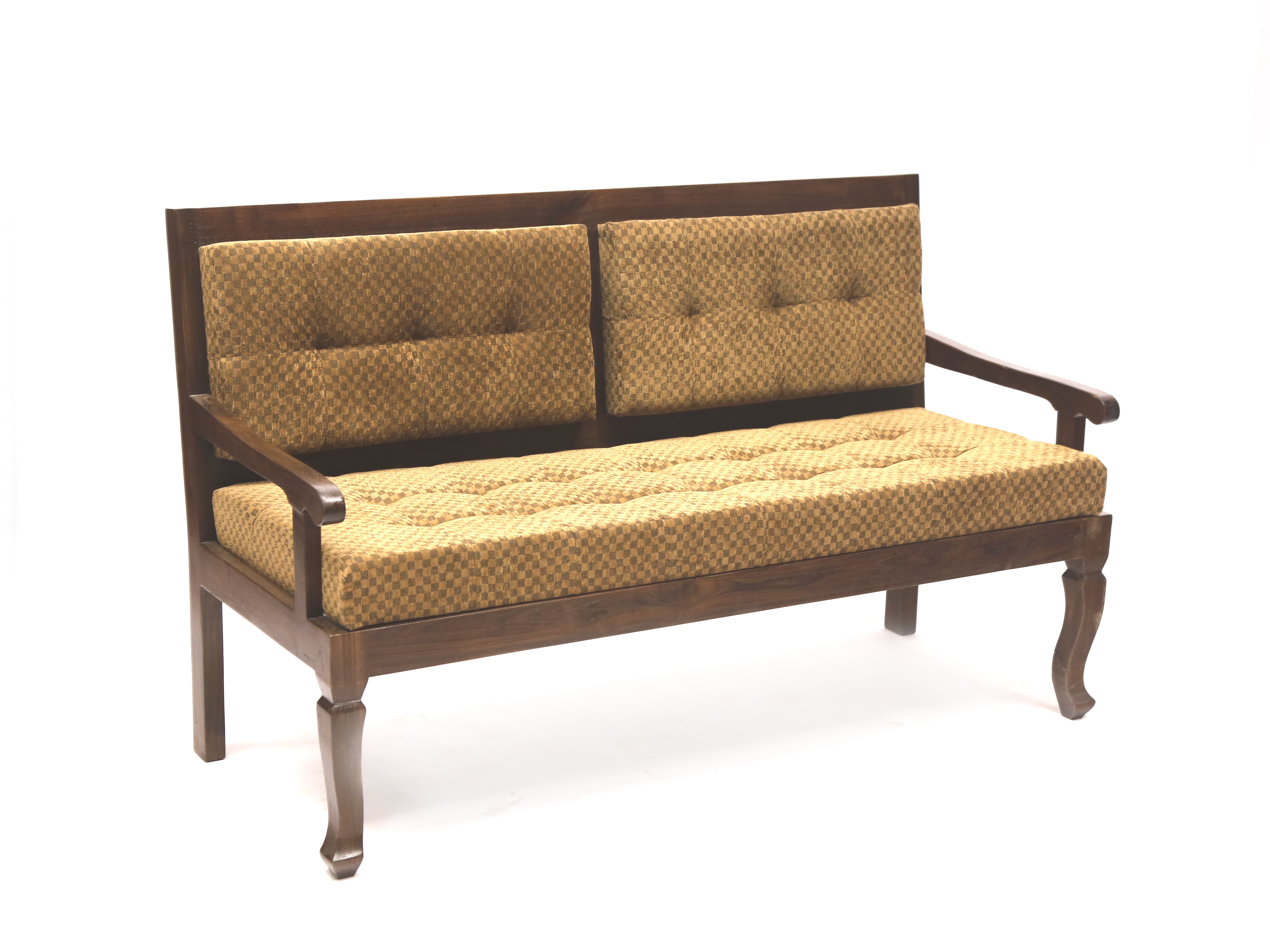Wooden Upholstered Intricate Sofa Sofa